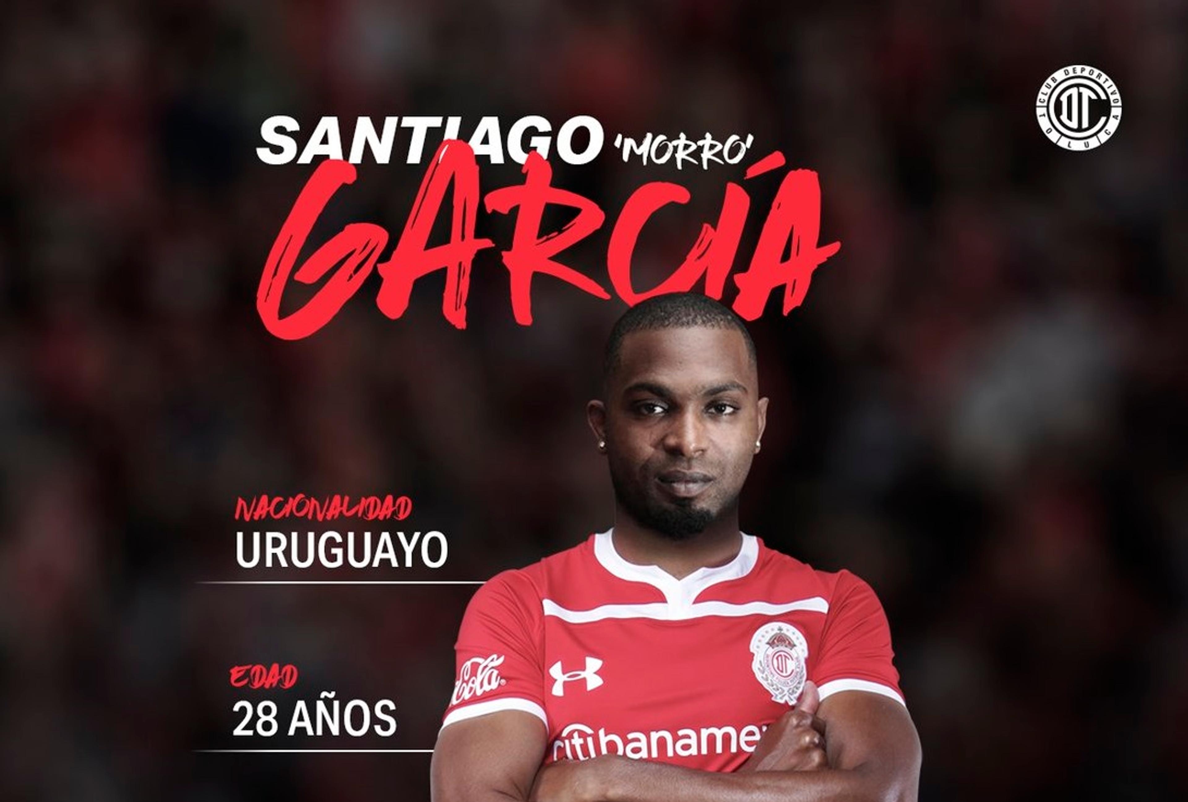 Toluca confirma a contratação do atacante Santiago García