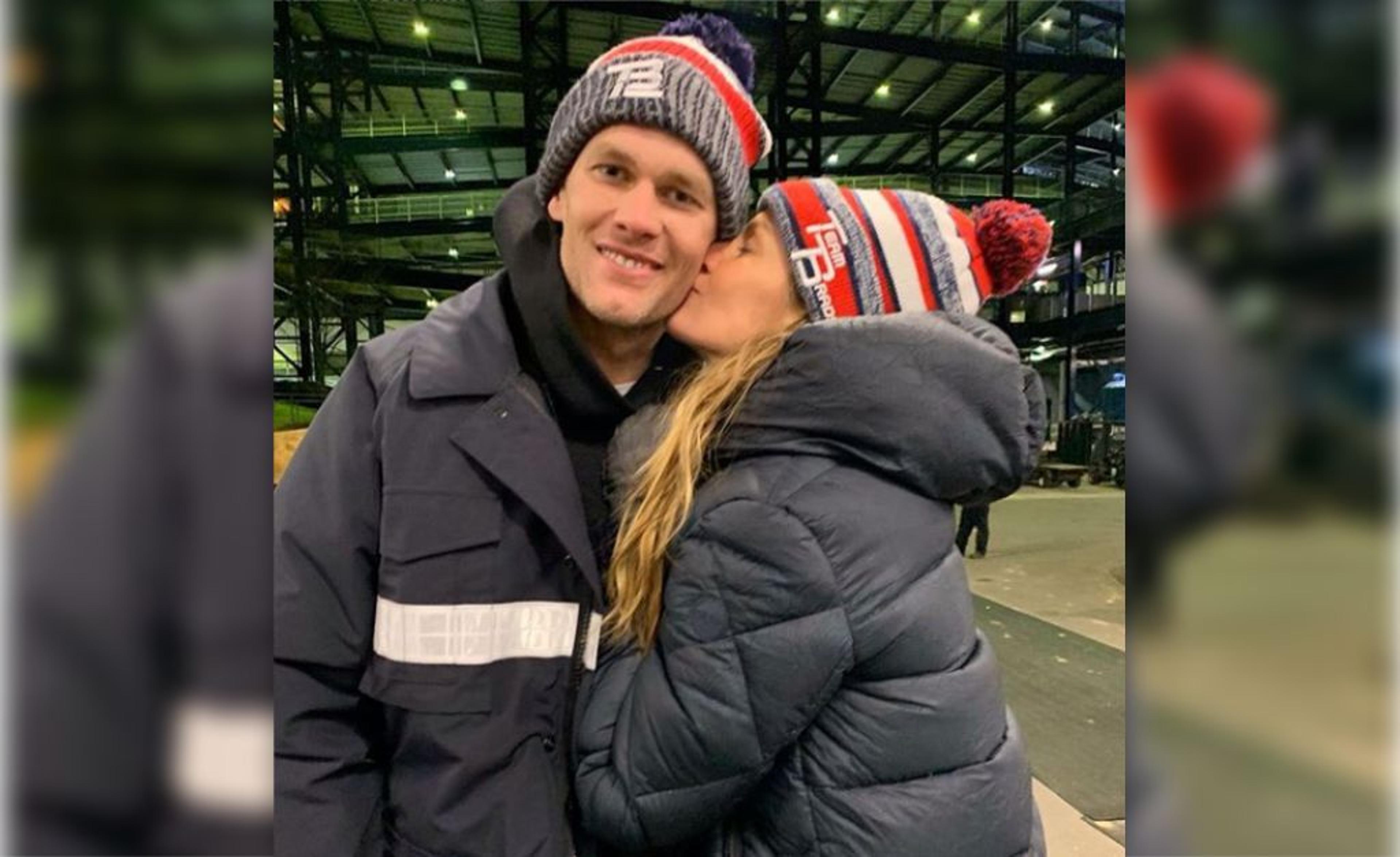 Gisele vibra com vitória que aproxima Brady de outro Super Bowl