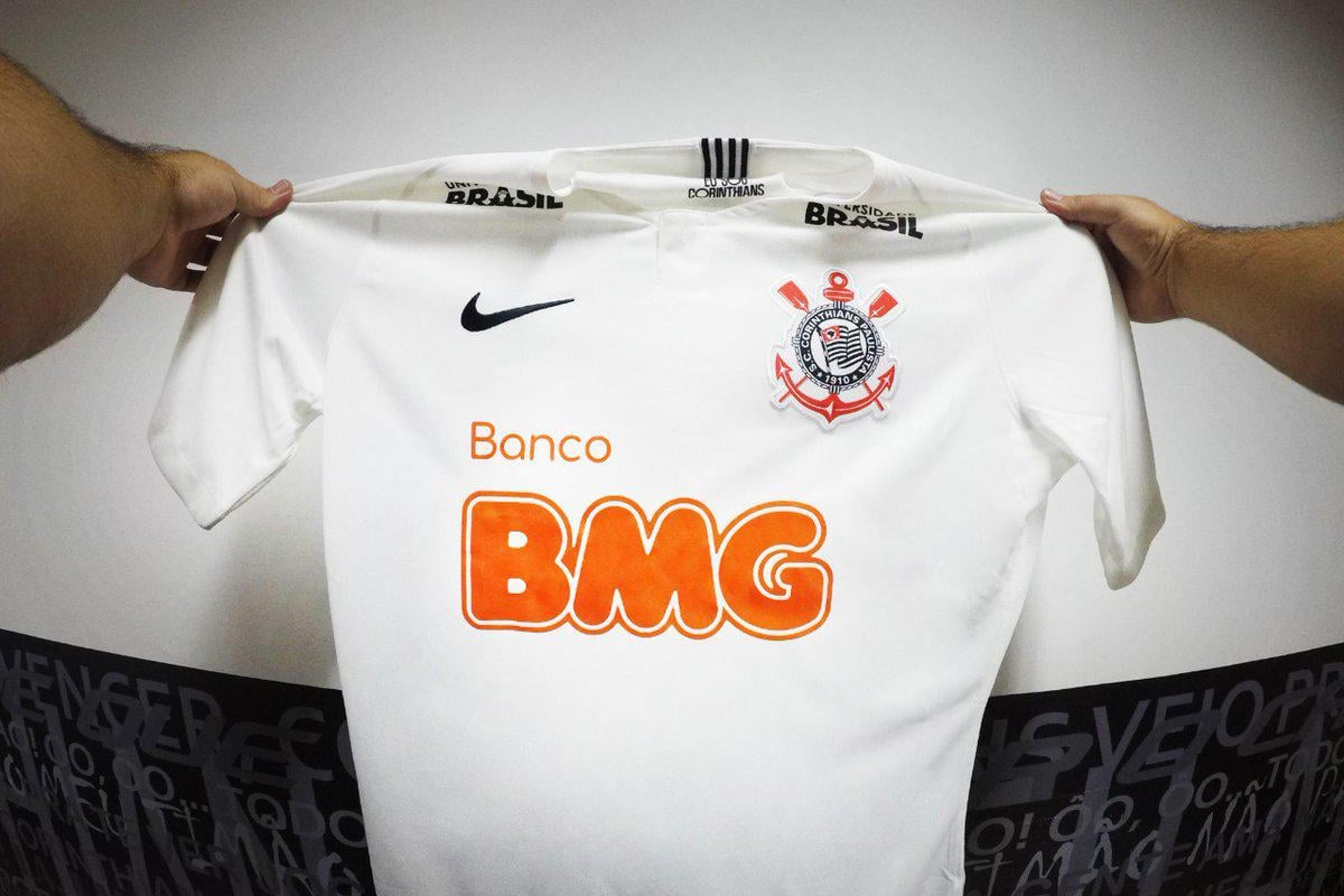 Corinthians anuncia patrocínio para as mangas da camisa até fim de 2020