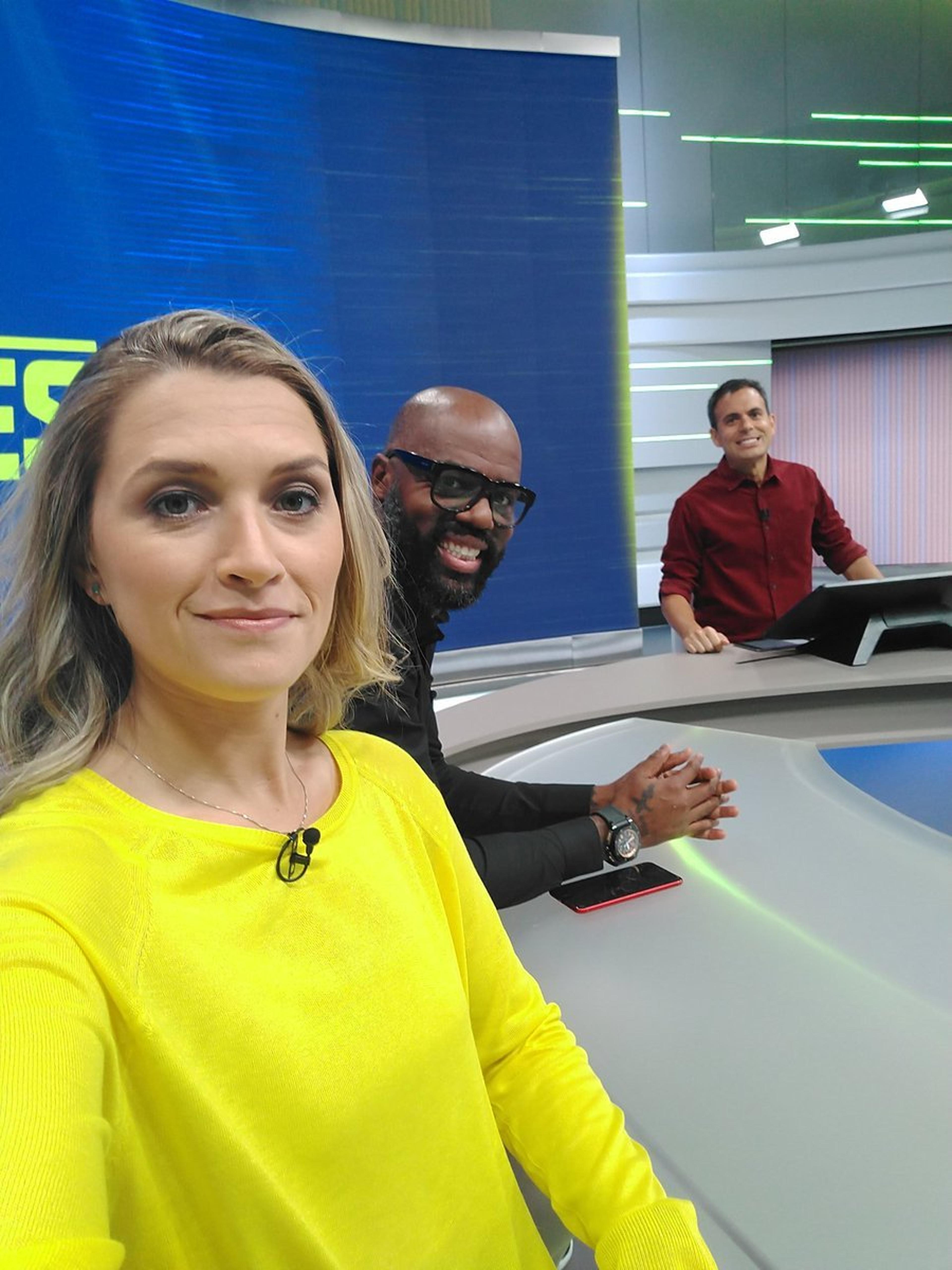 Ana Thais Matos estreia como comentarista de futebol do Sportv