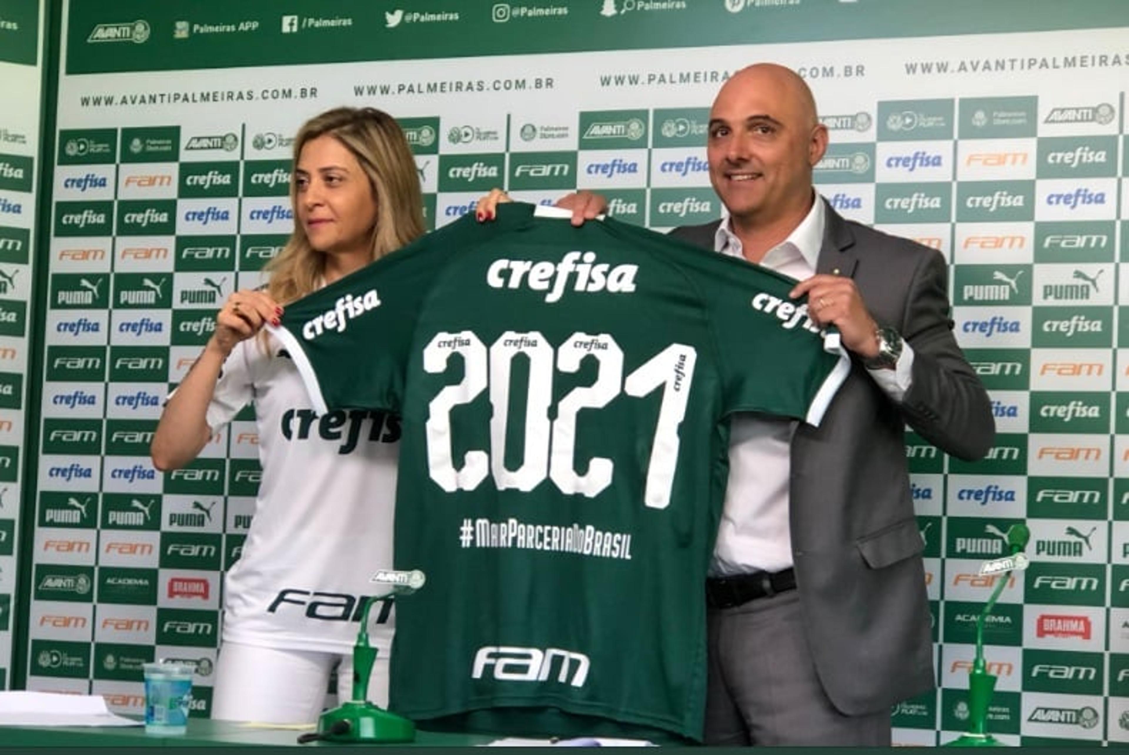 Galiotte aprova Leila Pereira como sucessora para presidir Palmeiras