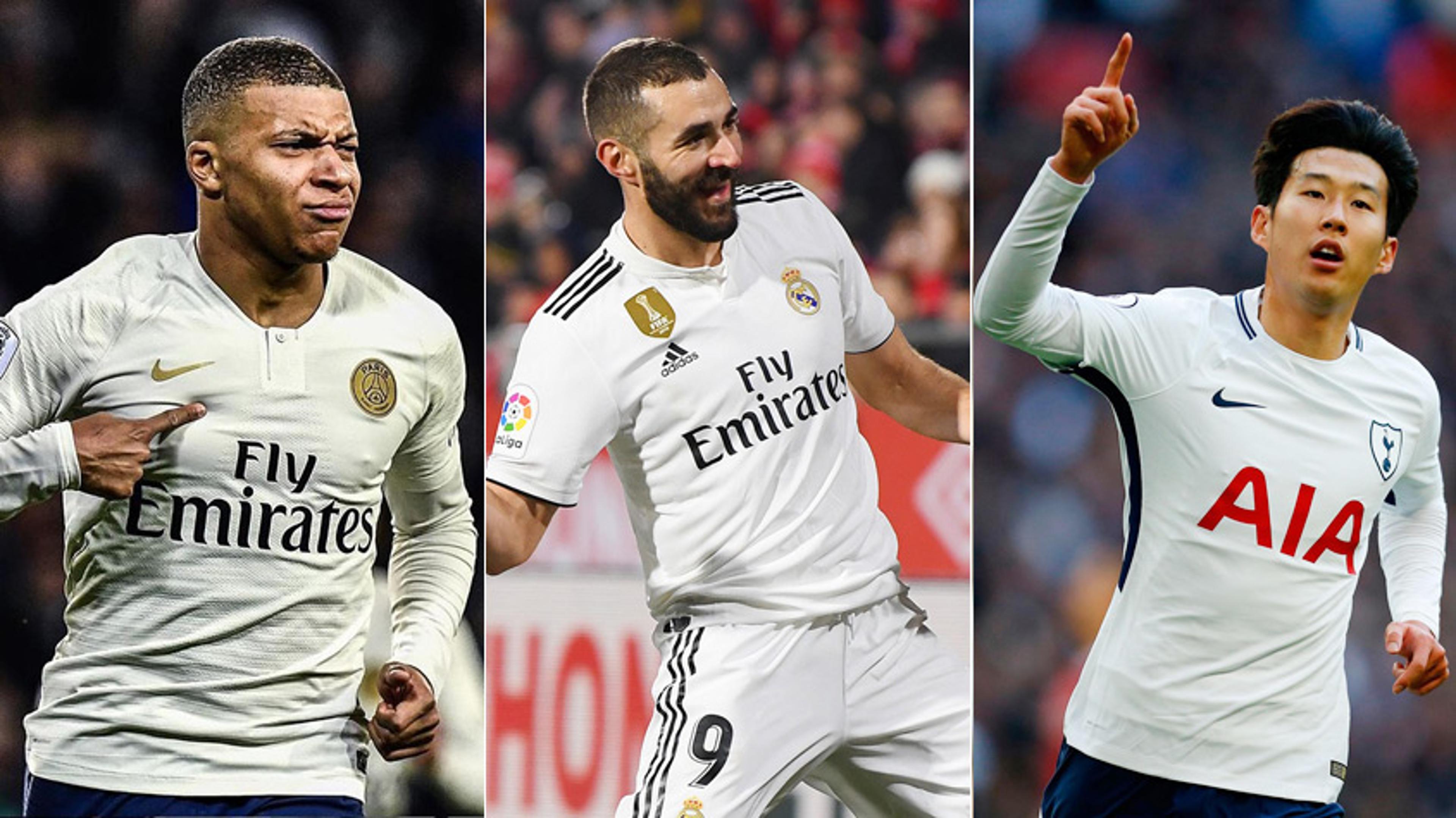 Son, Mbappé, Benzema… Os destaques das oitavas da Champions