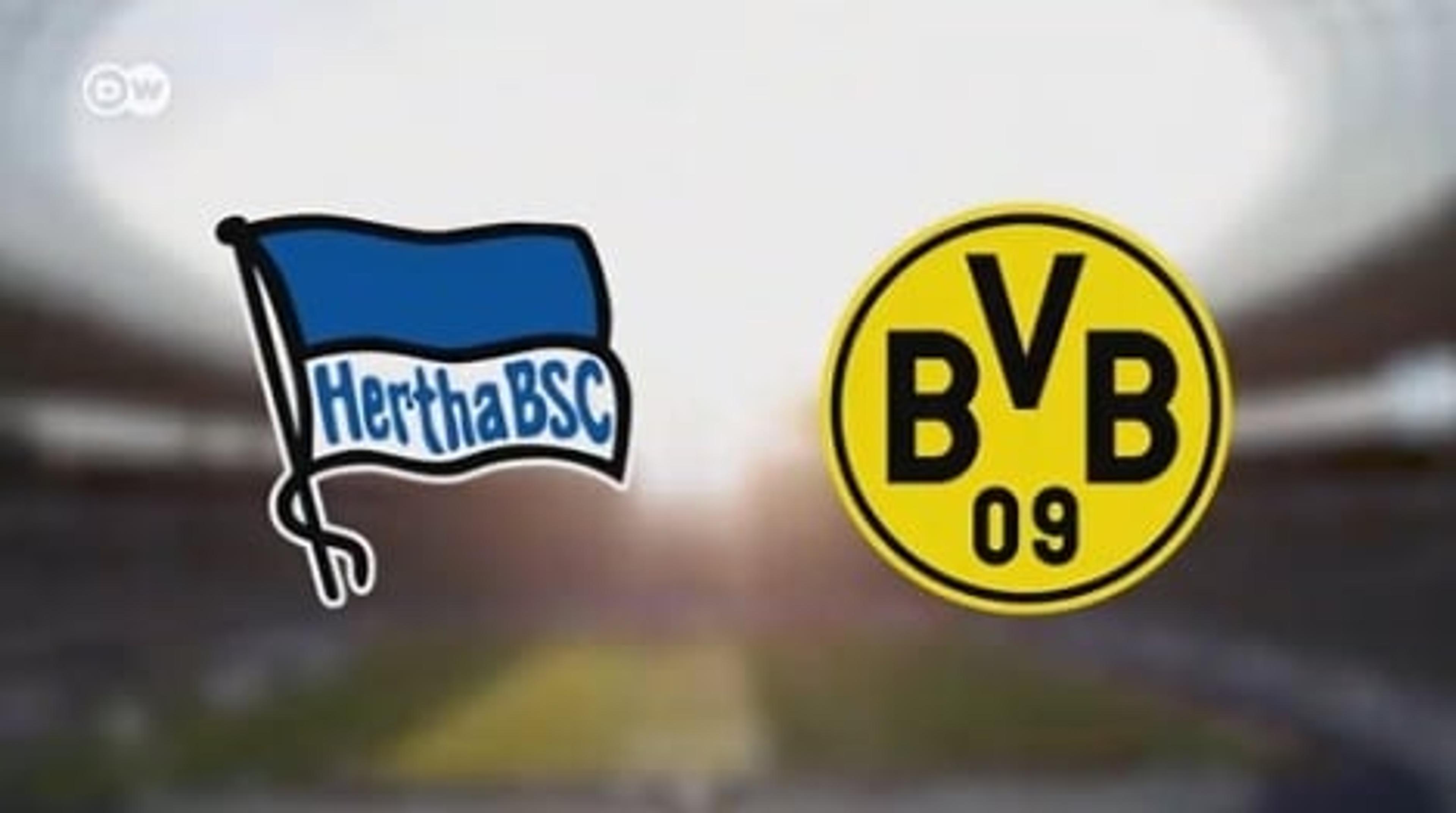 VÍDEO: Dortmund tenta recuperar a liderança da Bundesliga contra o Hertha em Berlim