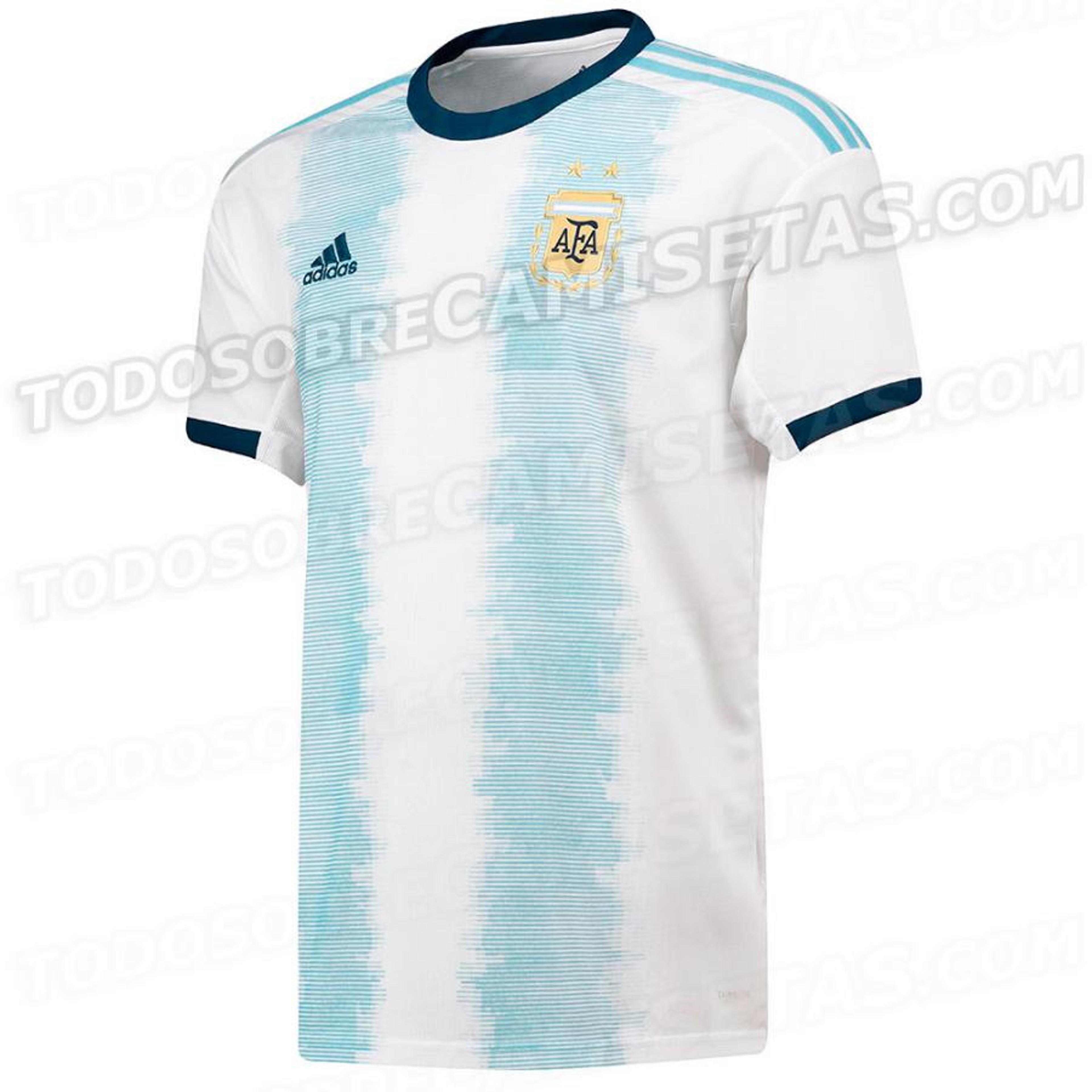 Novas camisas 1 da Argentina e Colômbia têm imagens reveladas; confira fotos