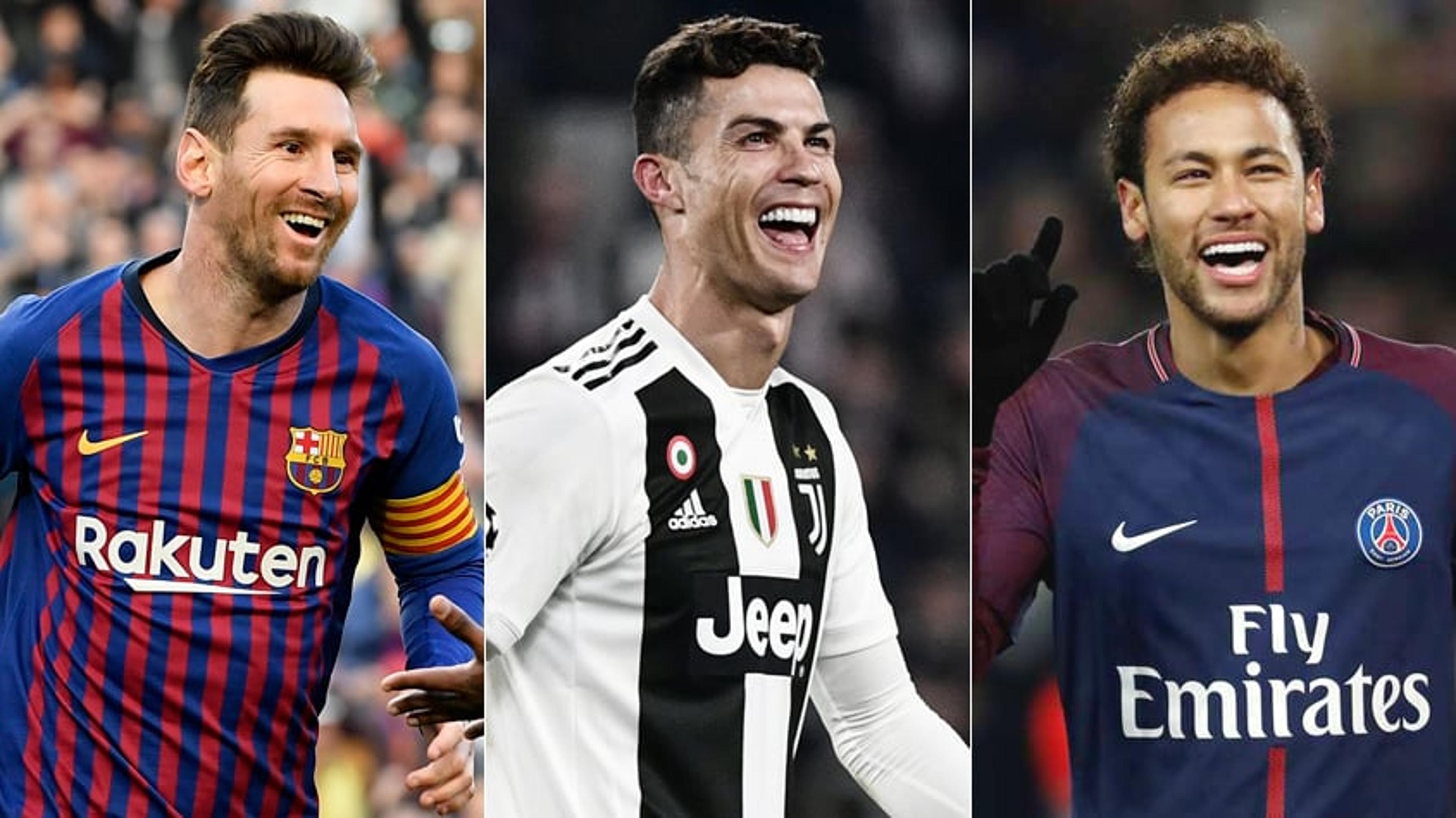 Messi, Mbappé, CR7… entre 20 craques, veja quem mais tem hat-tricks na temporada