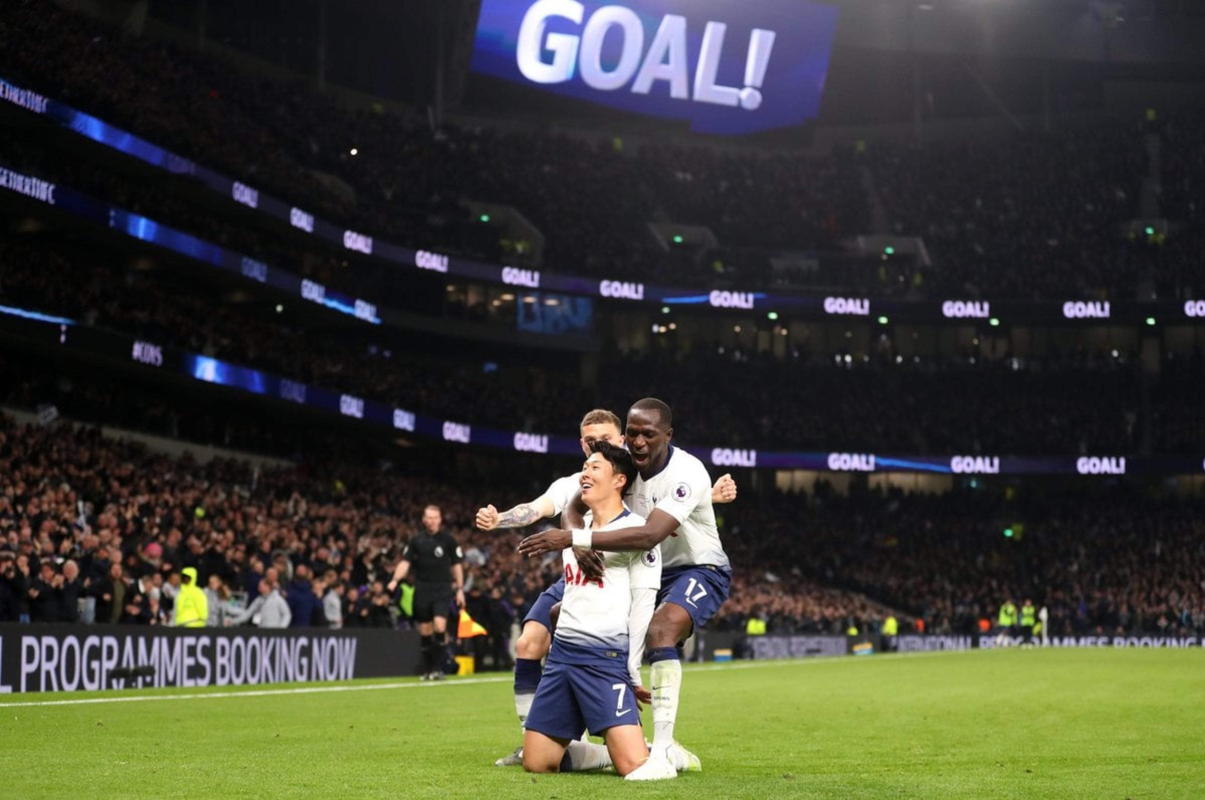 Na inauguração do novo estádio, Tottenham vence o Crystal Palace