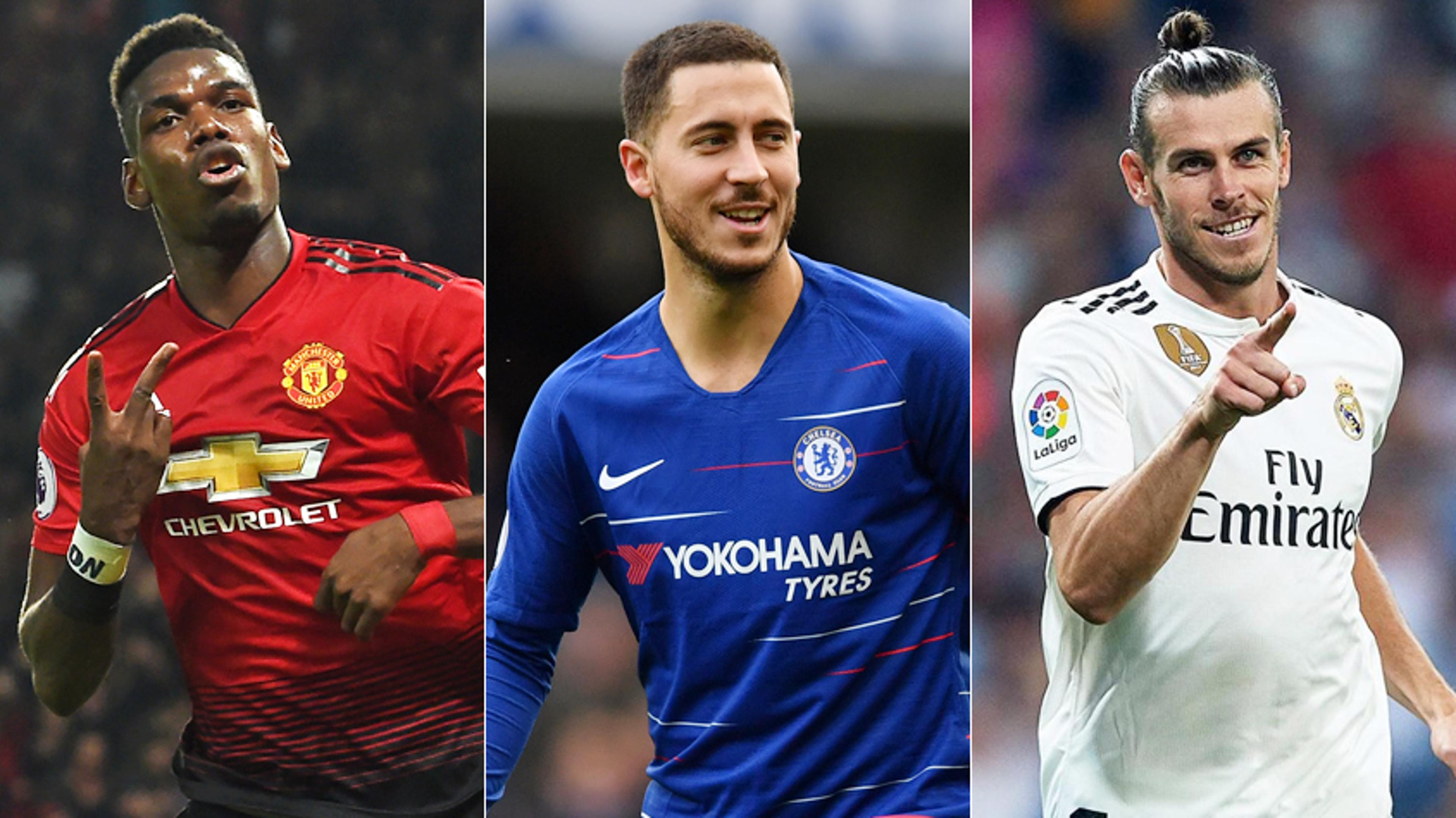 Pogba, Hazard, Bale… Veja alguns nomes que vão agitar o mercado europeu na próxima janela