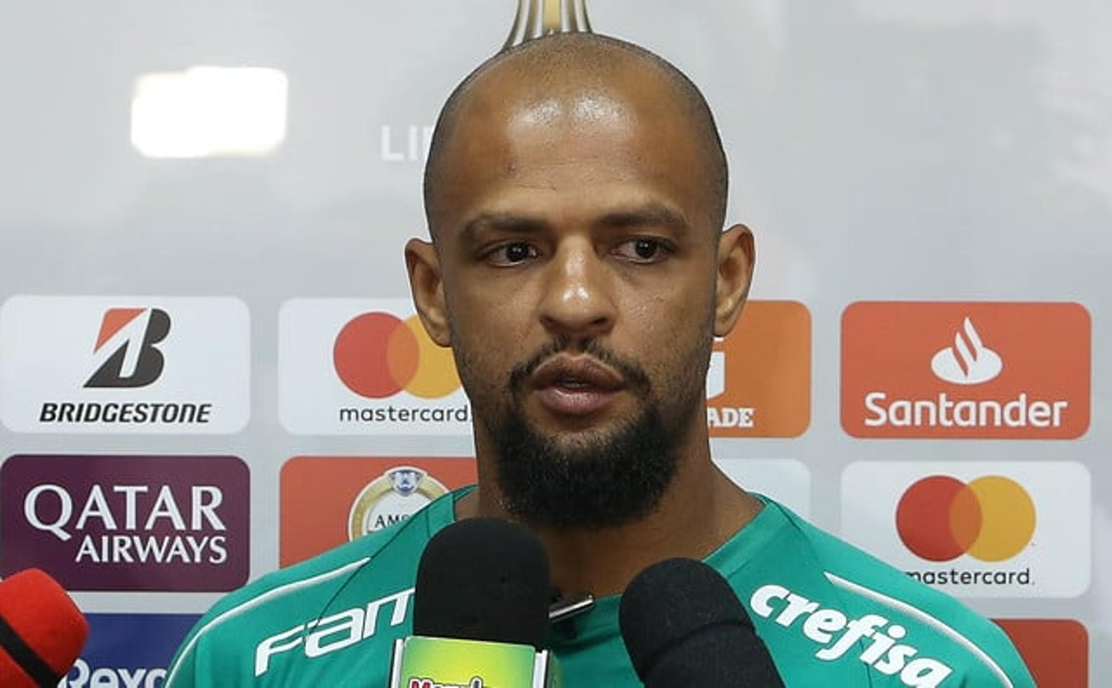 Felipe Melo sobre semanas livres do Verdão: ‘Sem vencer, para que serve?’