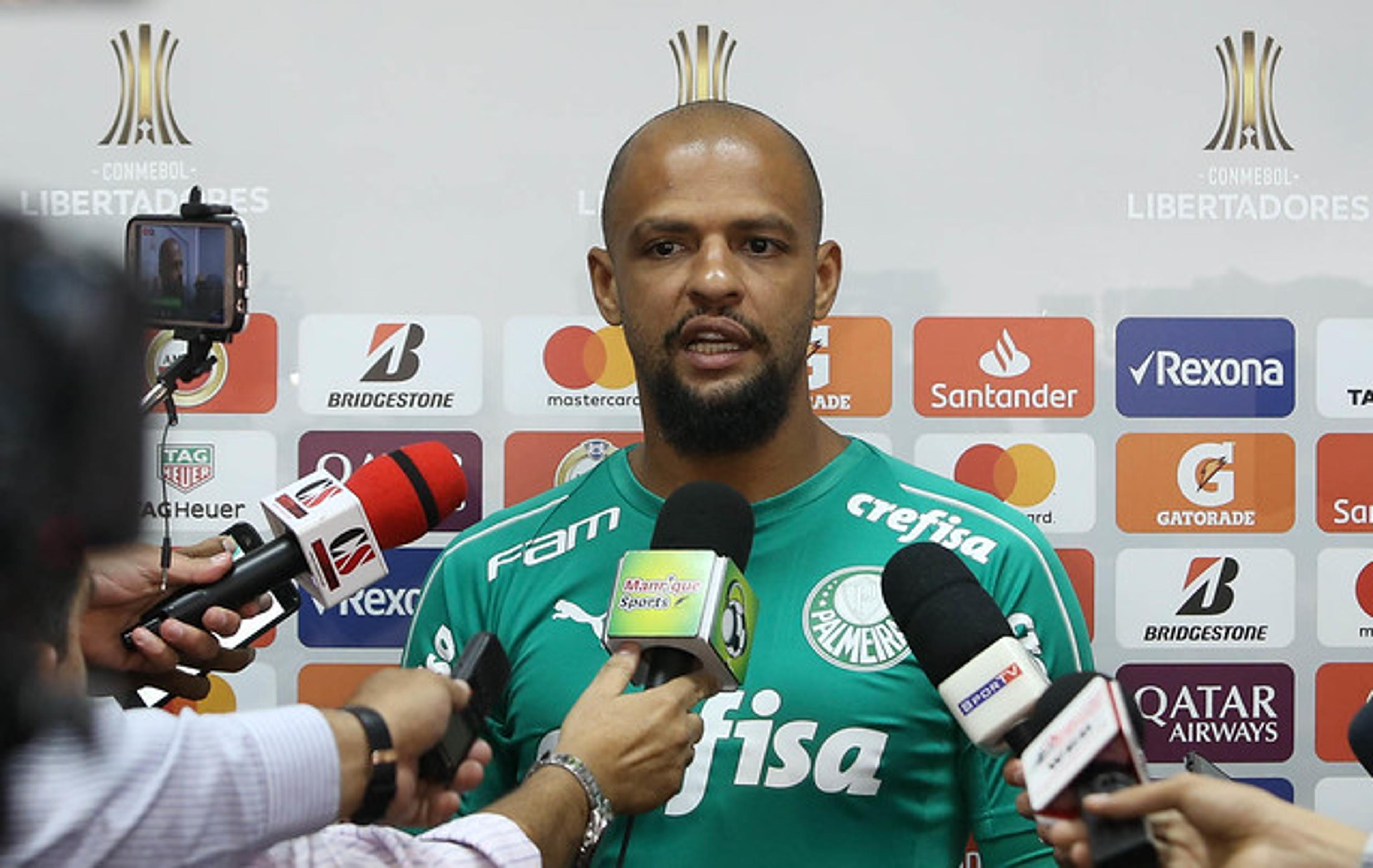 Felipe Melo cita PSG e Ajax ao falar sobre favoritismo do Palmeiras