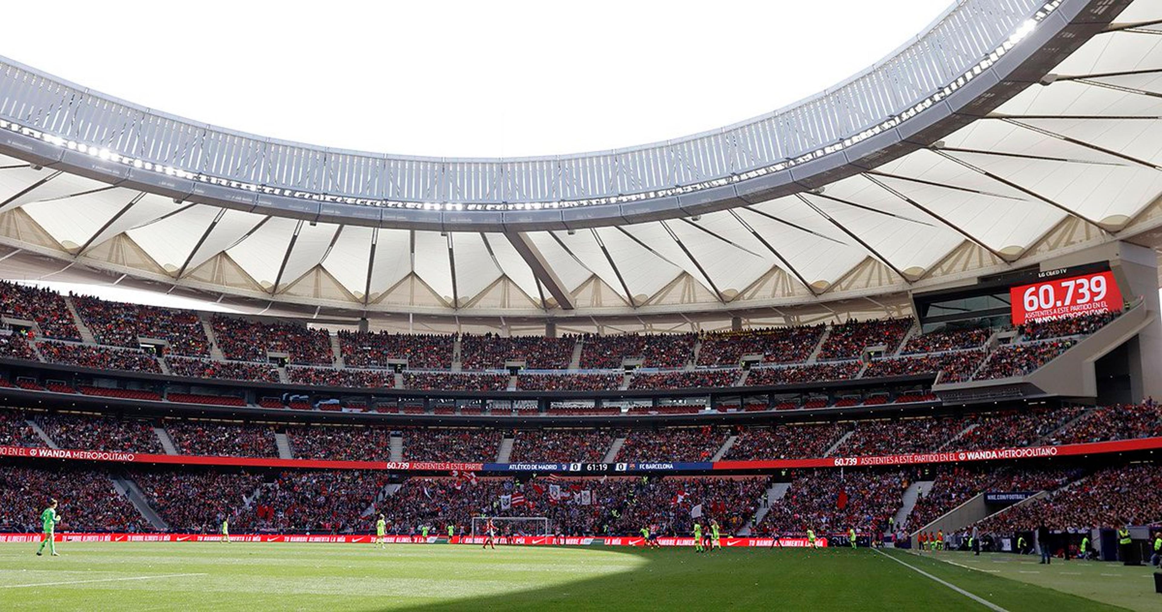 Uefa pune Atlético de Madrid com fechamento parcial do estádio para o jogo contra o Manchester City