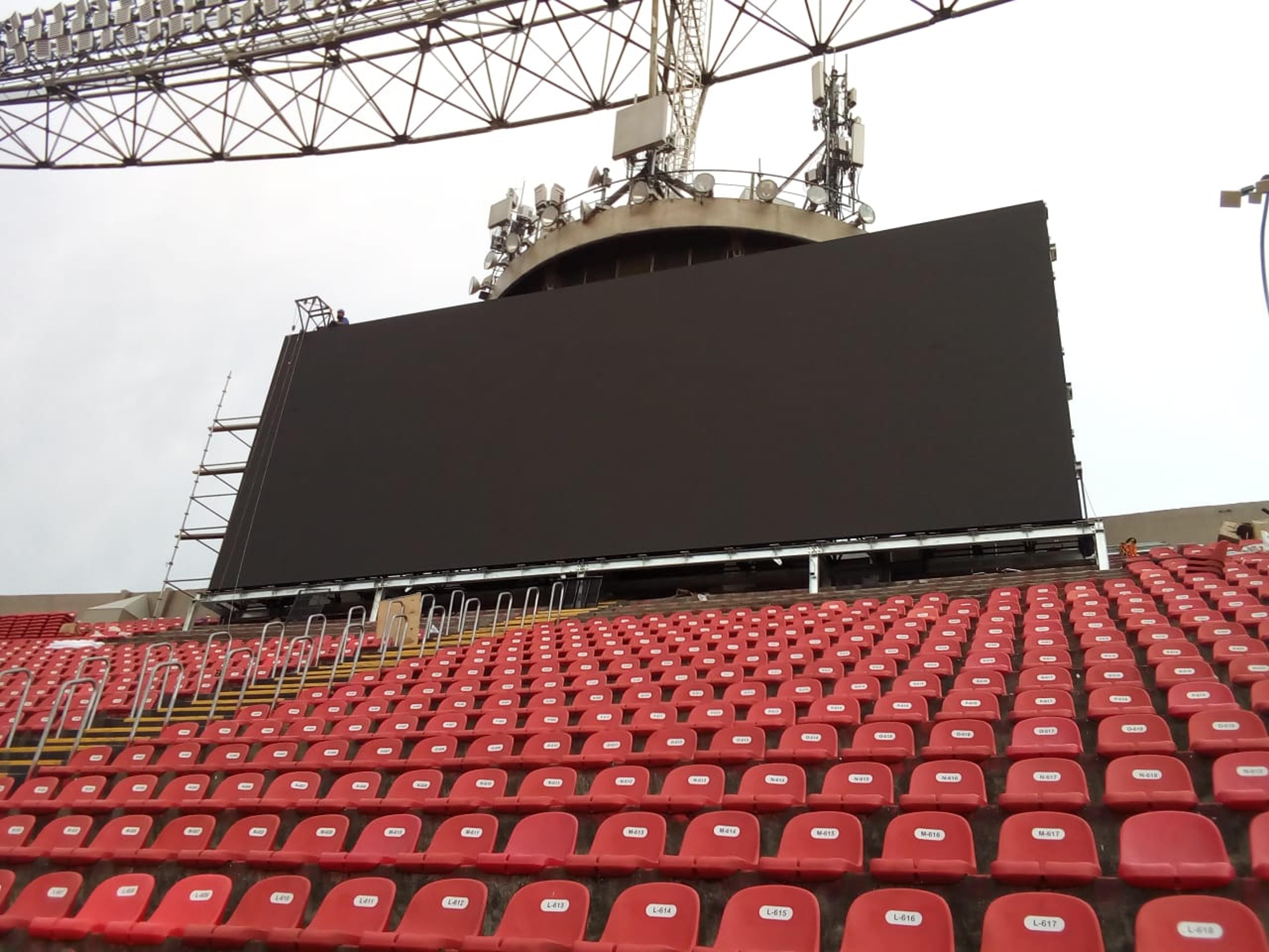 Morumbi ajusta detalhes finais para telões na abertura da Copa América