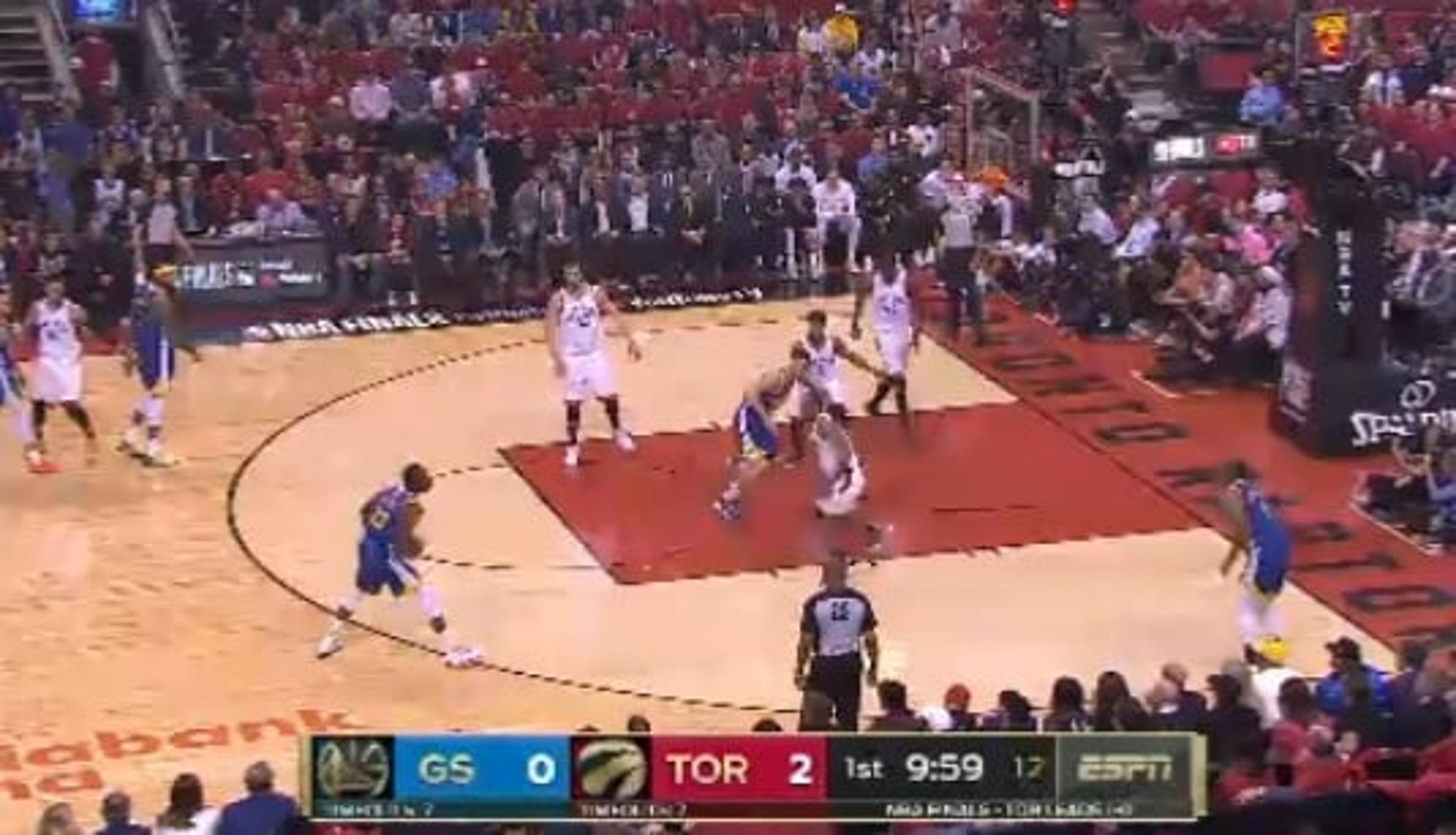 VÍDEO: Klay Thompson detona e leva os Warriors à vitória contra os Raptors