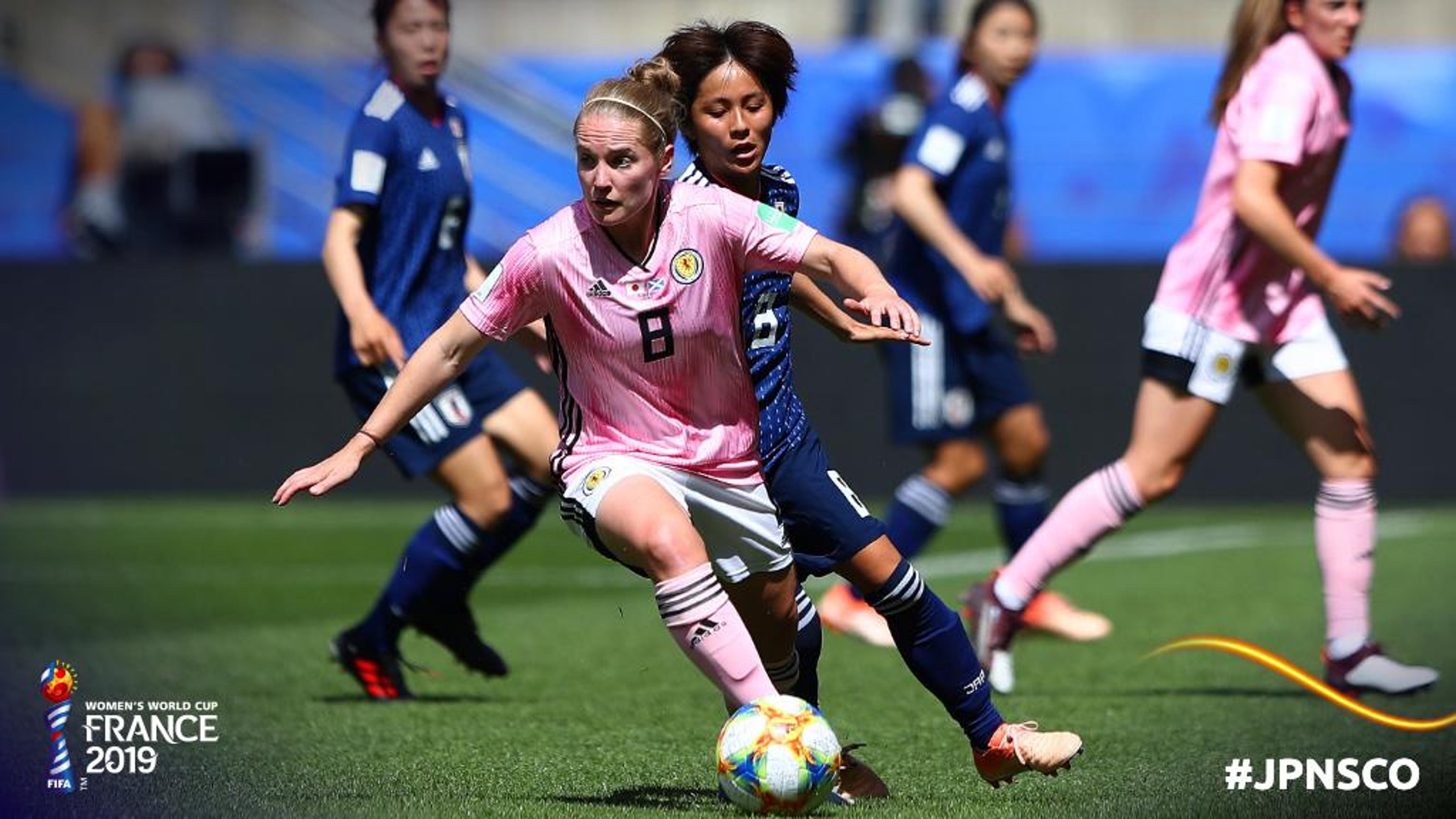 Japão leva gol no fim, mas vence a Escócia no Mundial Feminino