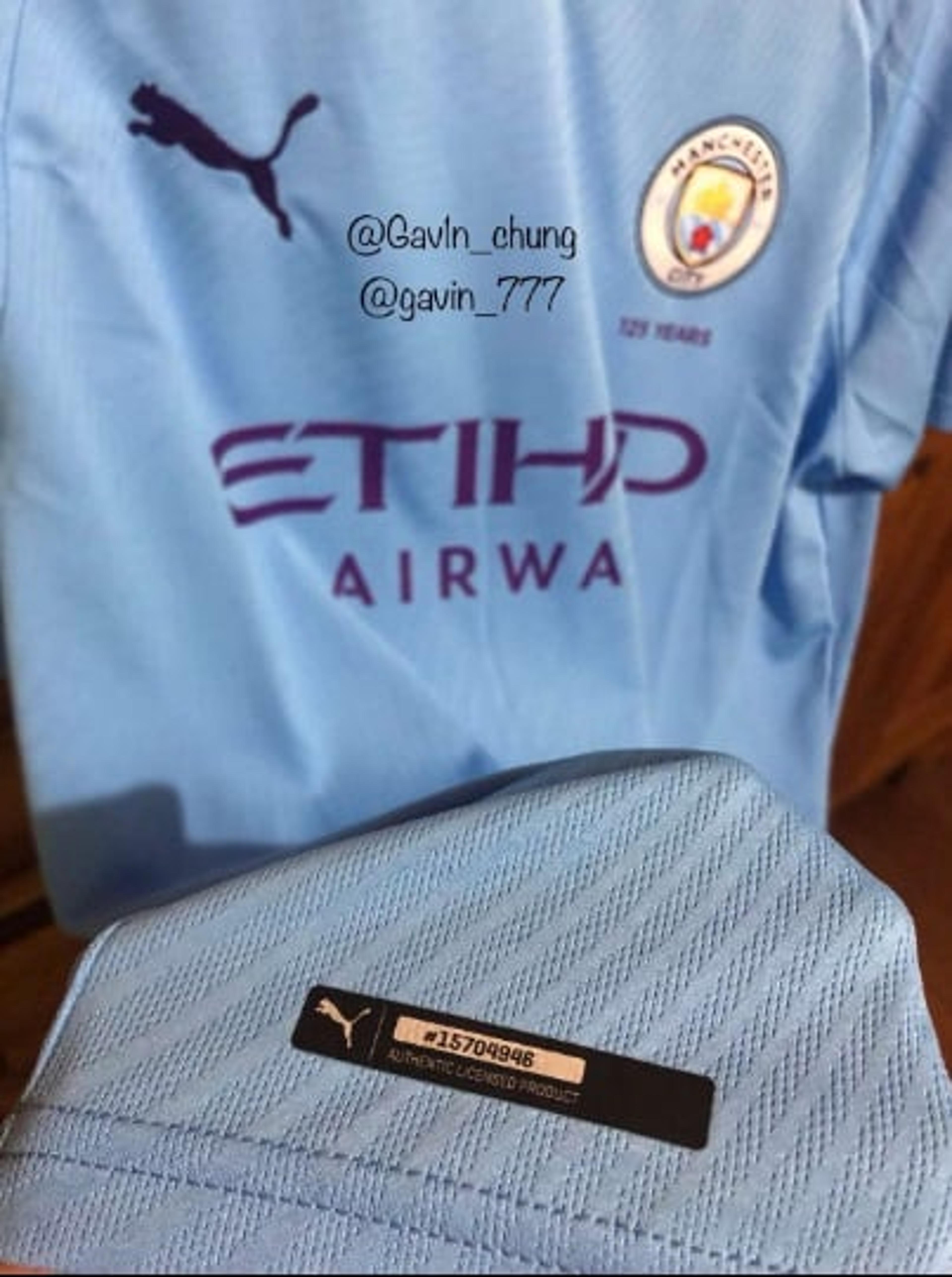 Novas fotos das camisas de Manchester City e Tottenham são reveladas