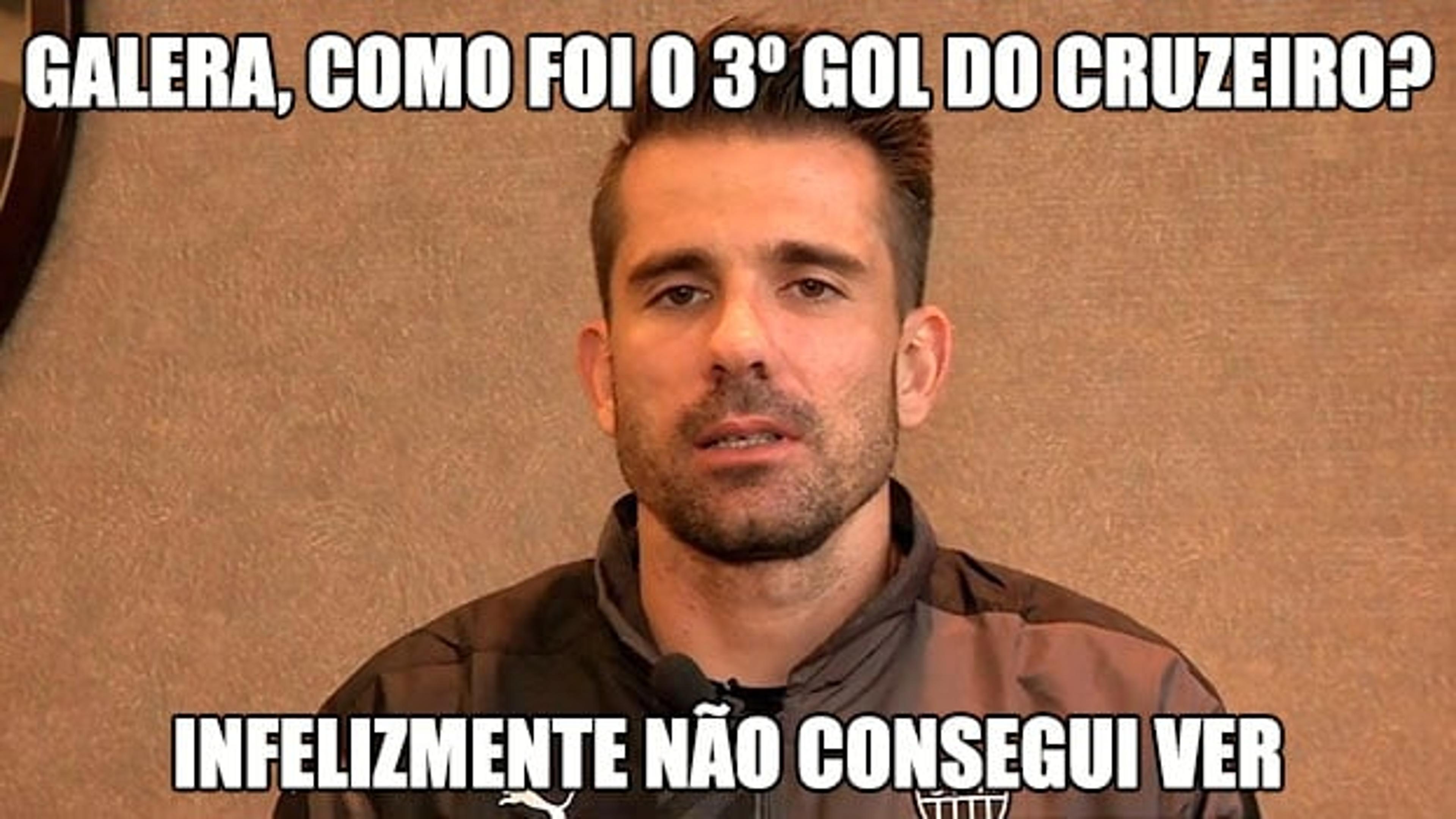 Atlético-MG e Victor viram meme após derrota para o Cruzeiro