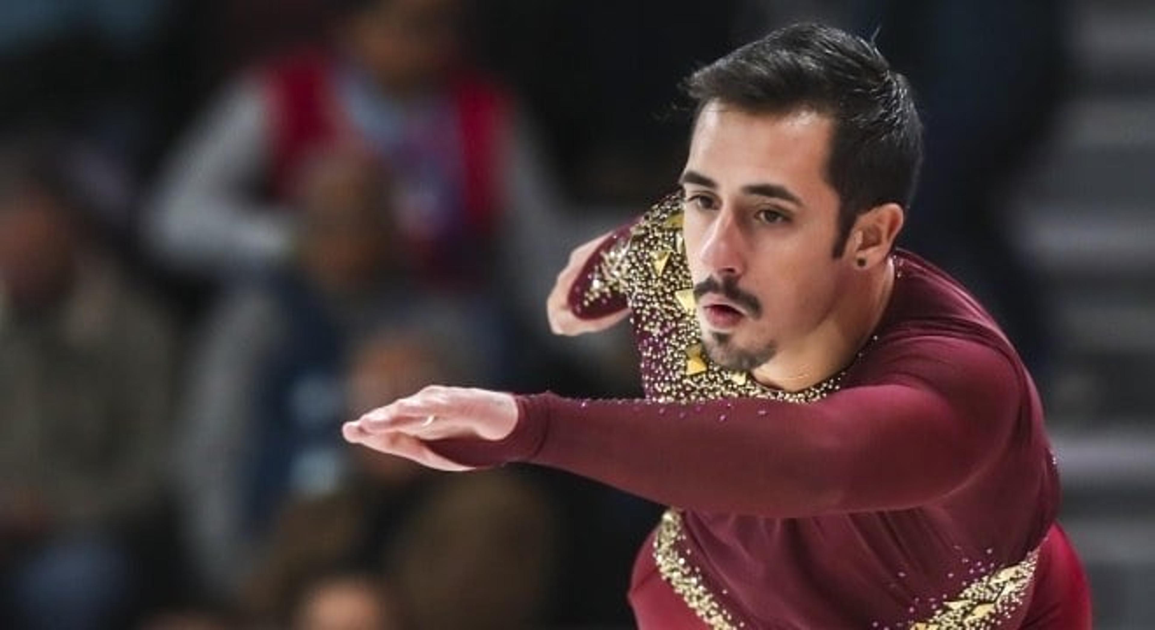 Gustavo Casado não vai bem, mas conquista o bronze na patinação