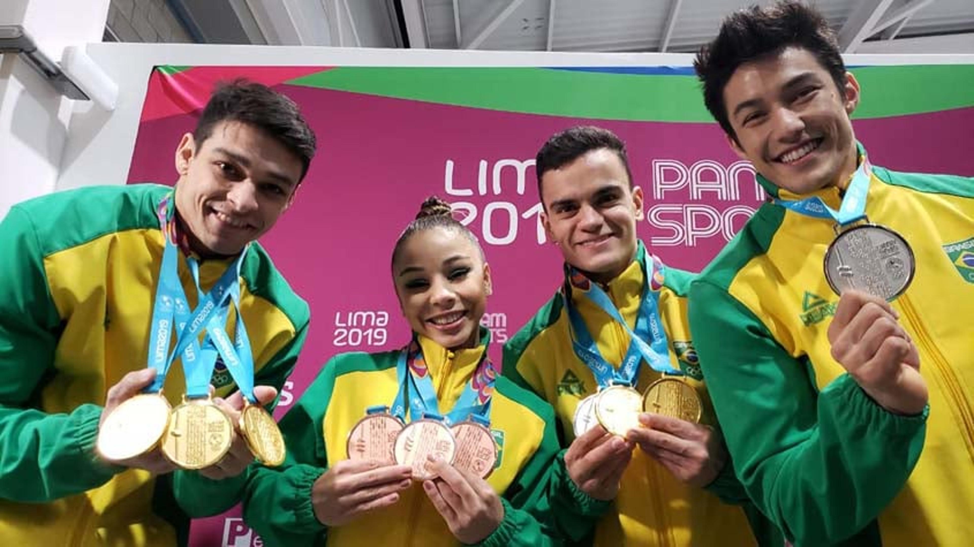 Campanha histórica da ginástica artística é destaque no 8º dia de competição do Pan de Lima