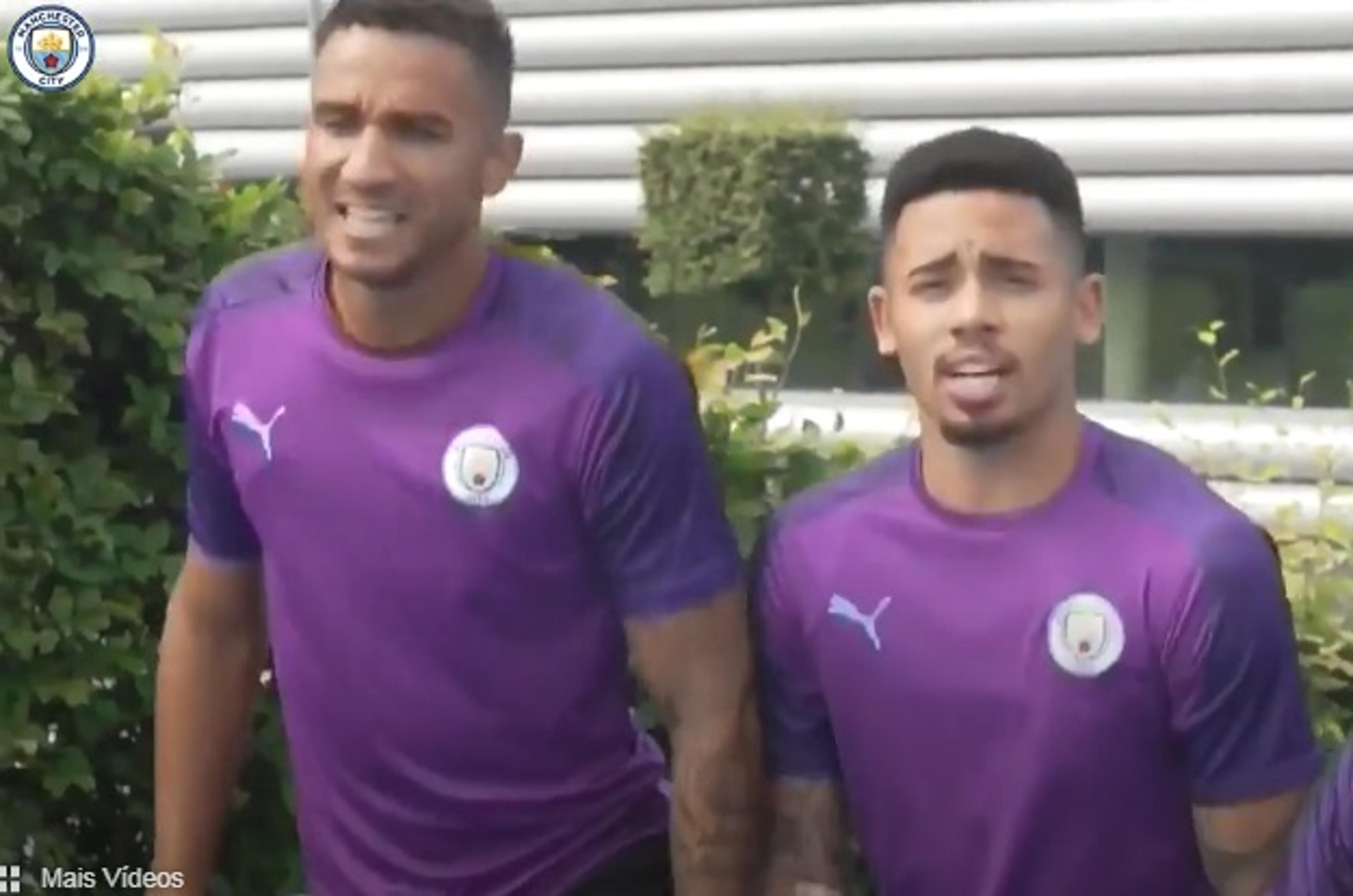 VÍDEO: Após folga da Copa América, Gabriel Jesus e Agüero retornam ao Manchester City