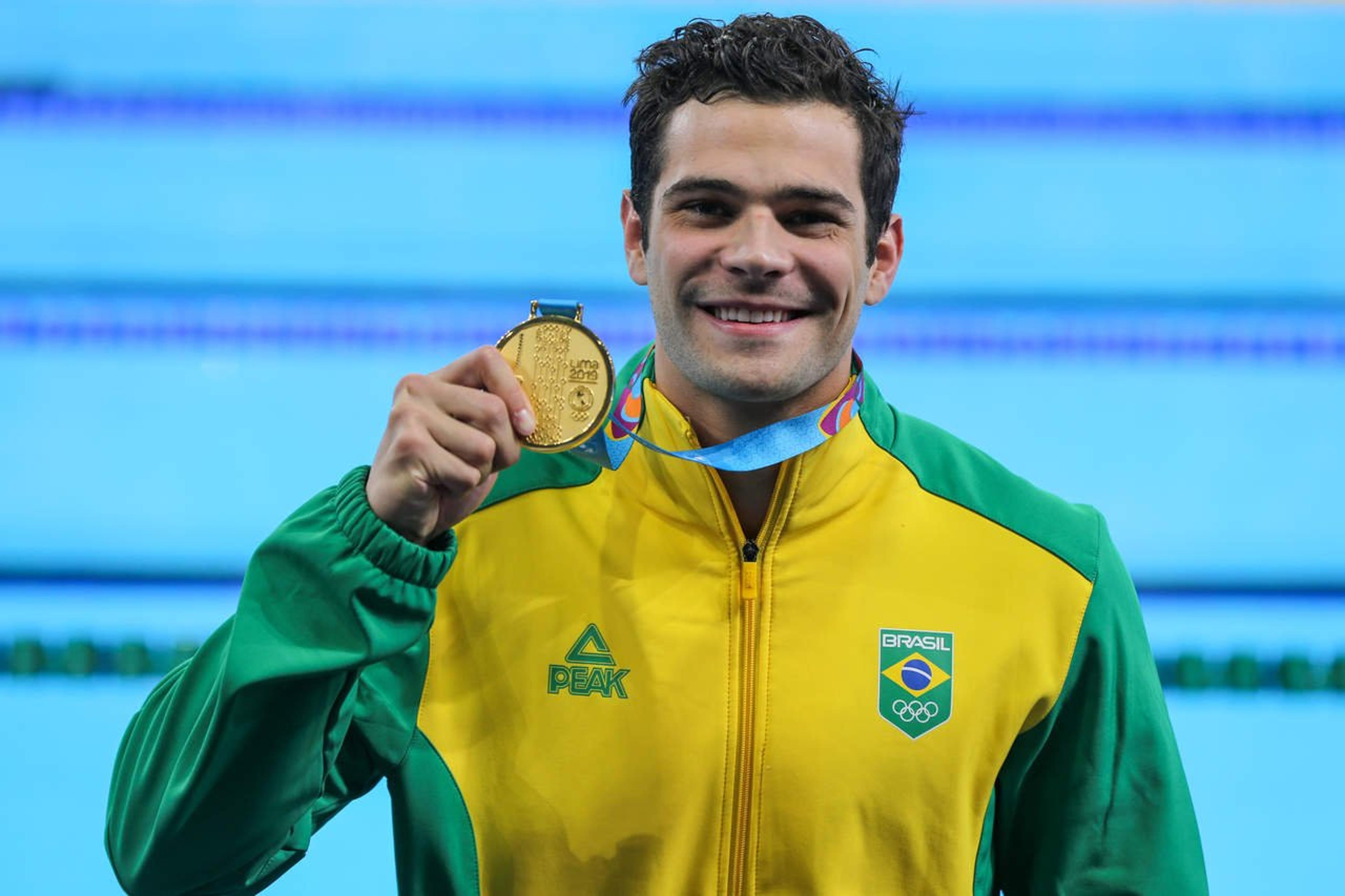 Marcelo Chierighini é ouro nos 100m; Larissa Oliveira fica com o bronze