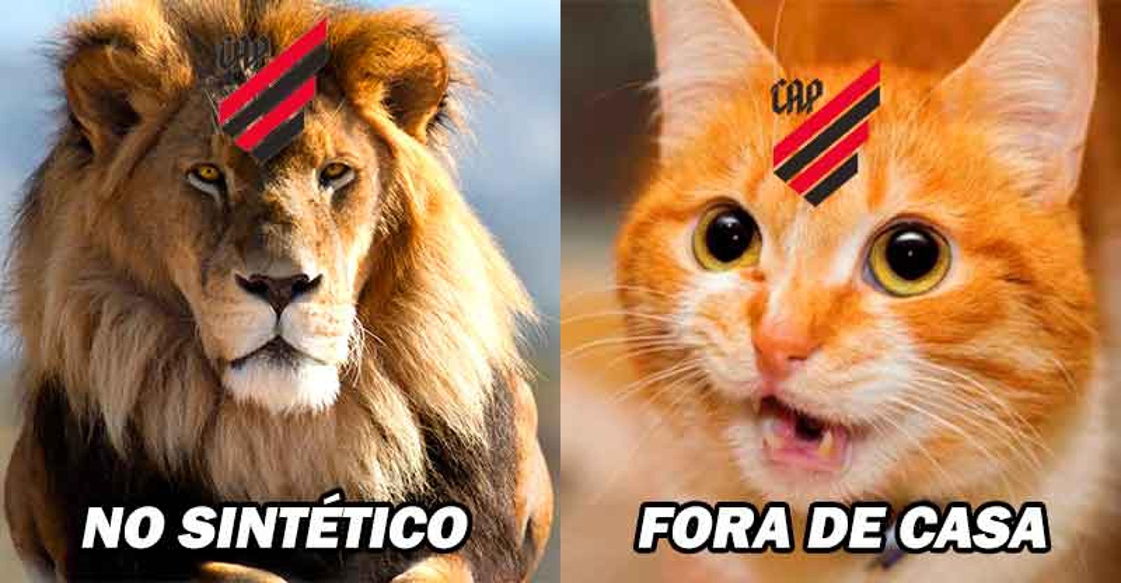 Athletico não é perdoado em memes após derrota para o Grêmio