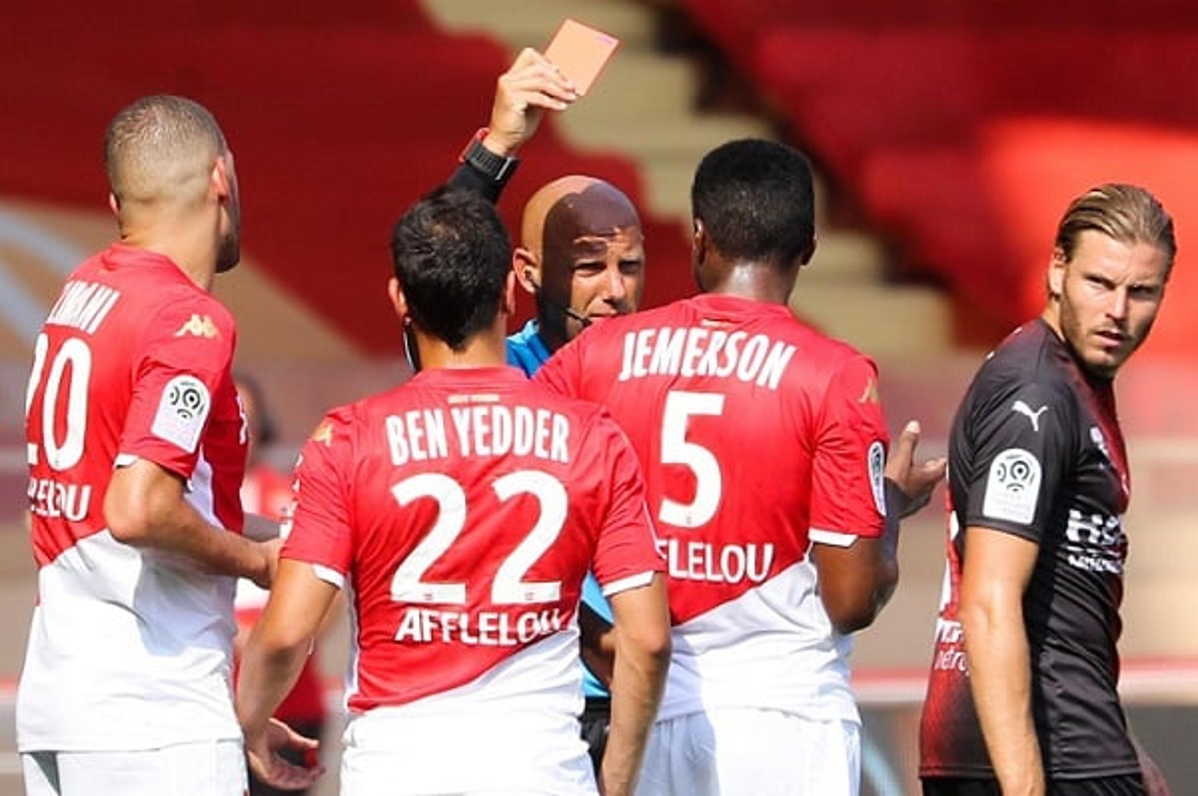 Jemerson é expulso, Monaco empata e segue sem vencer no Francês