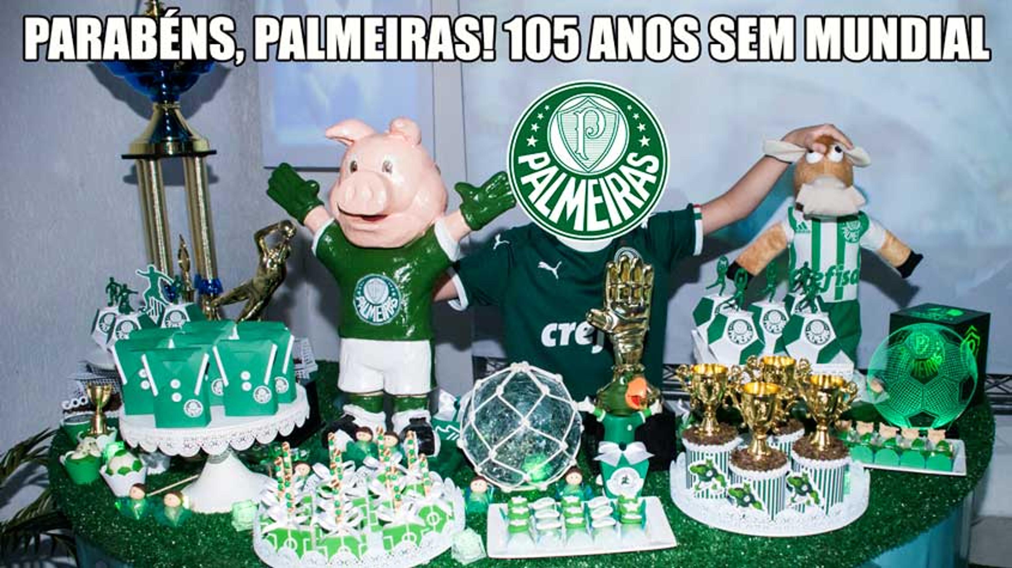 Rivais não perdoam e provocam Palmeiras no dia do aniversário