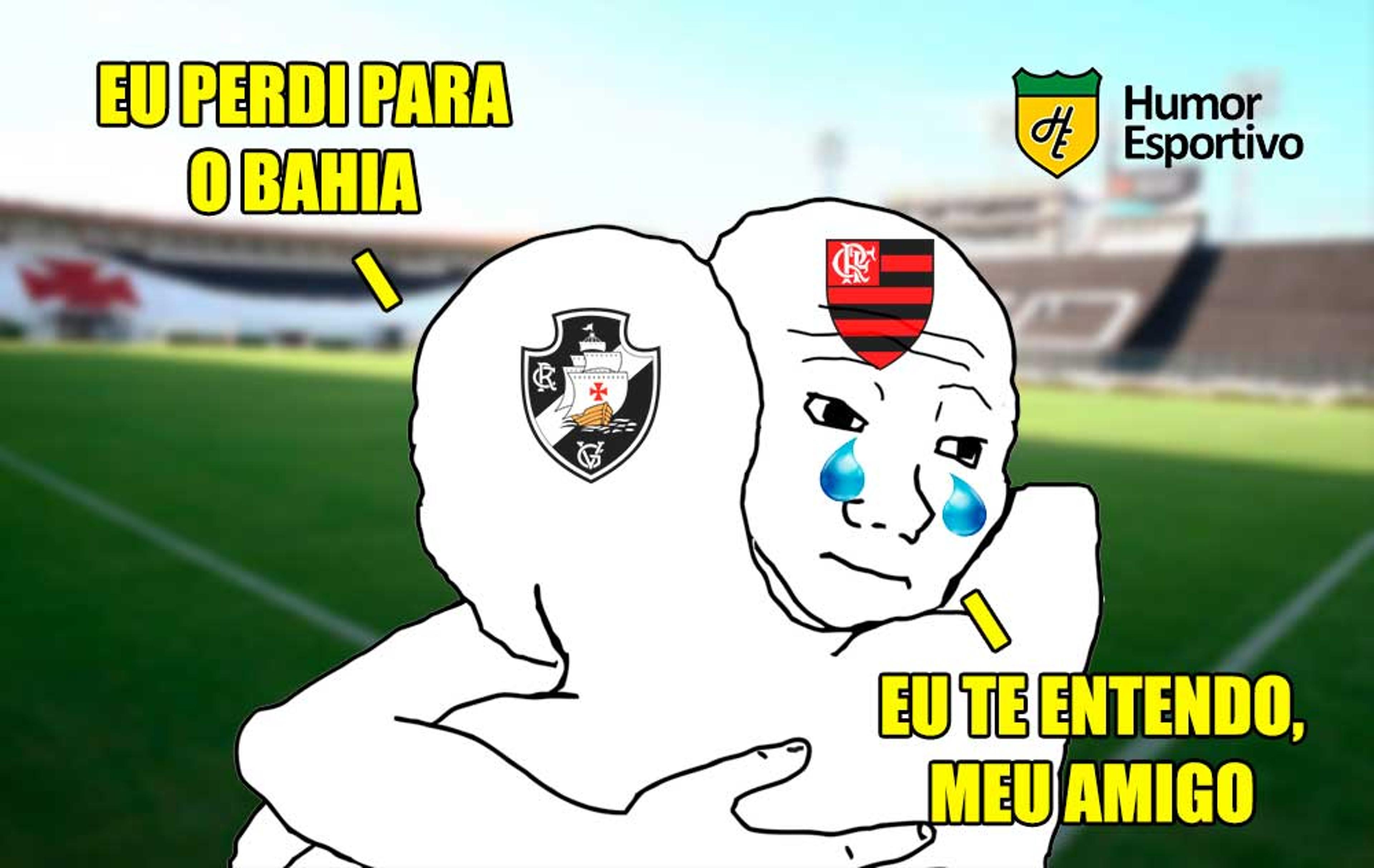 Vasco sofre com zoações após derrota para o Bahia; veja memes