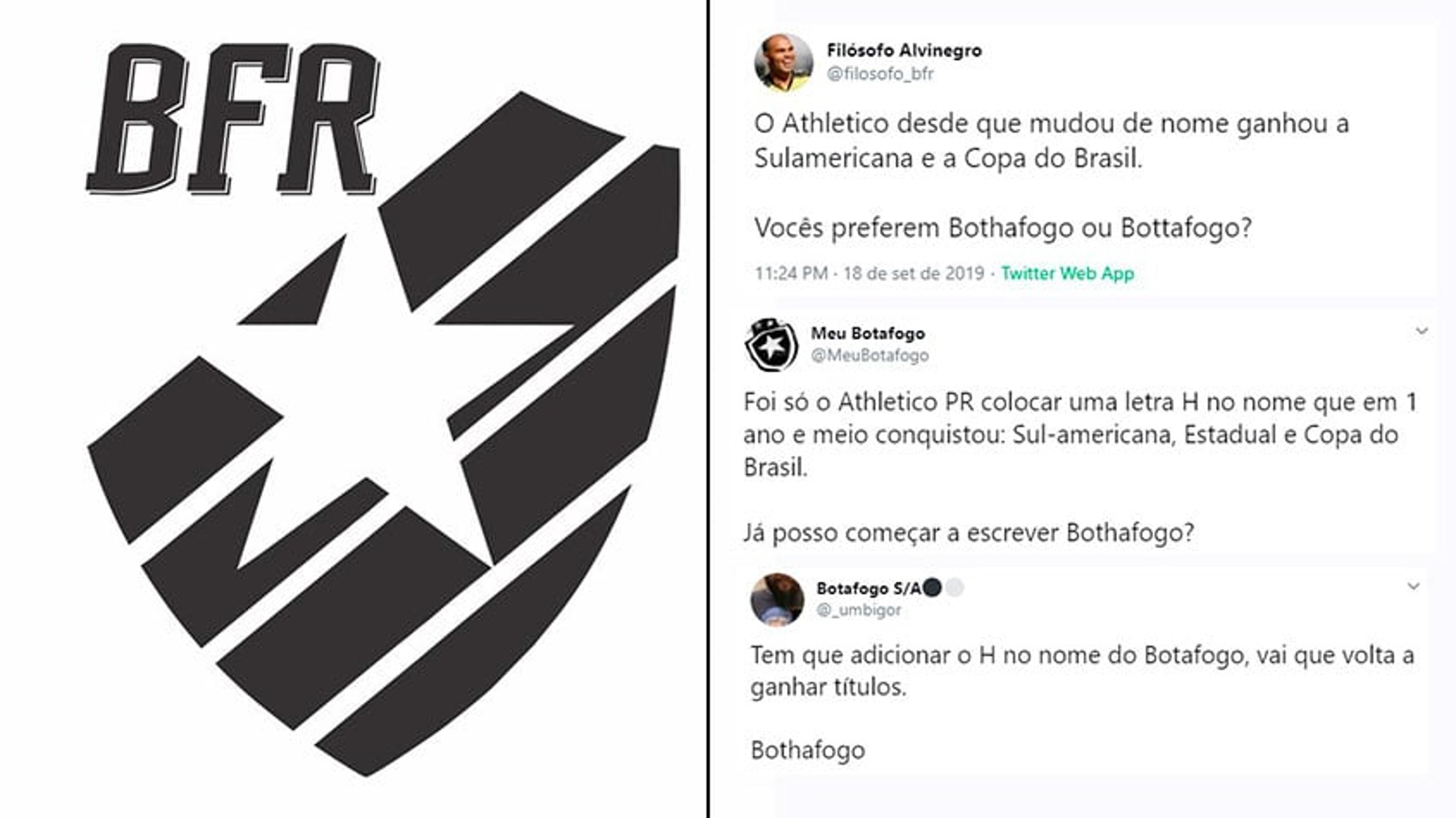 Bothafogo? Torcedores sugerem mudança de nome do Glorioso