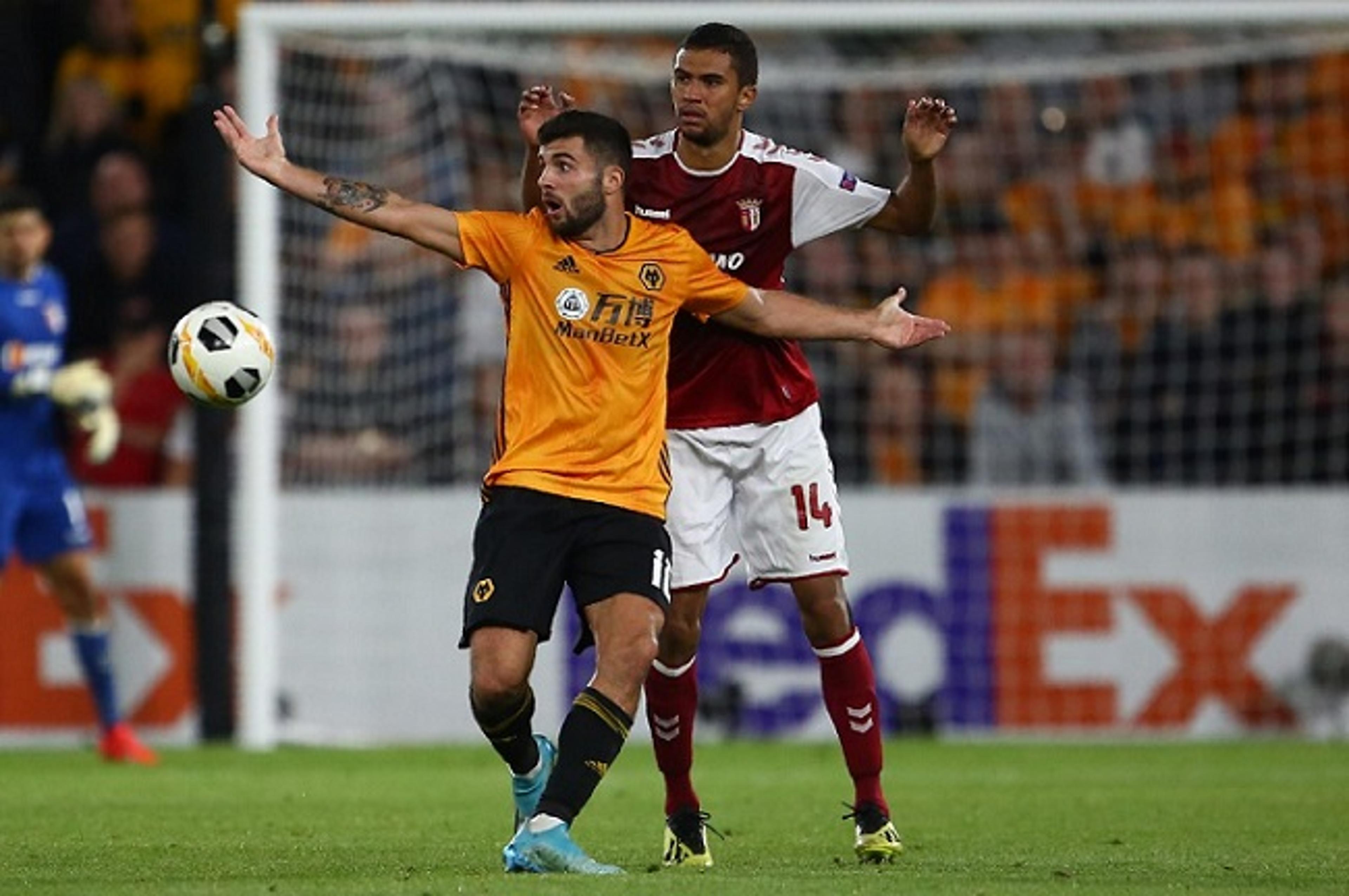 Em casa, Wolverhampton perde para o Braga e estreia mal na Liga Europa