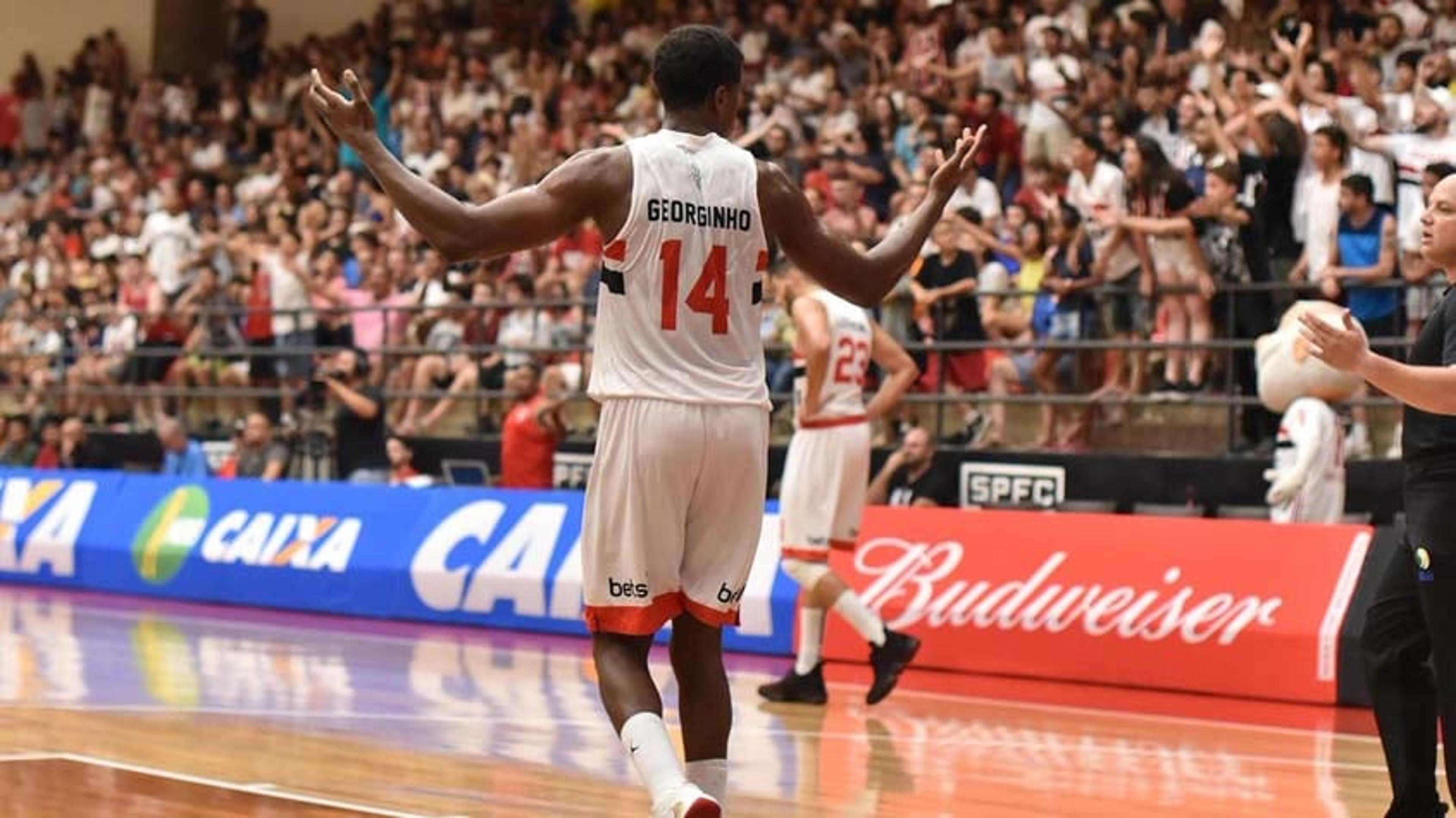 Com quarto triplo-duplo de Georginho na temporada, São Paulo vence Brasília no NBB