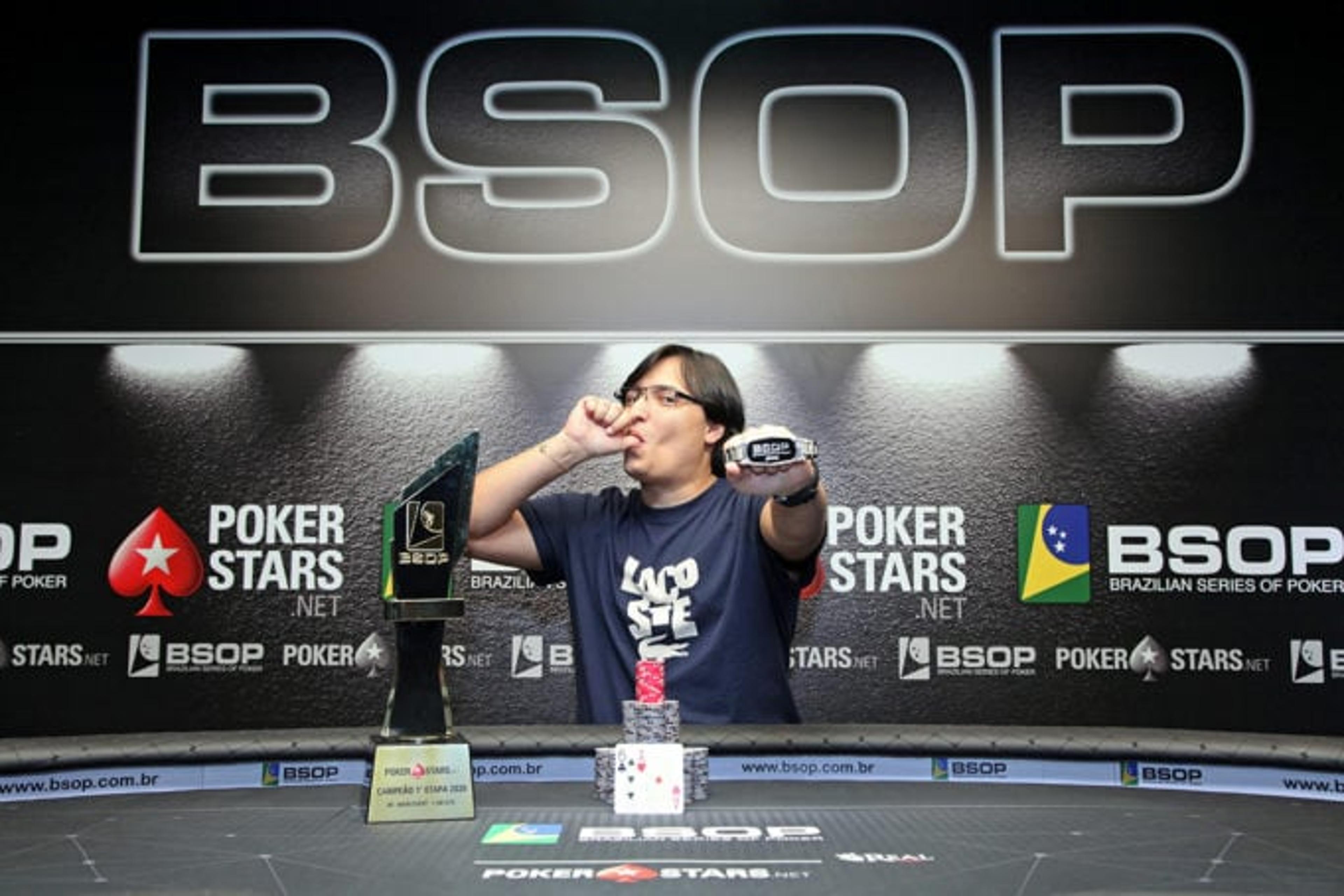 BSOP Brasília: futuro papai, Fernando Araújo é o campeão do Main Event