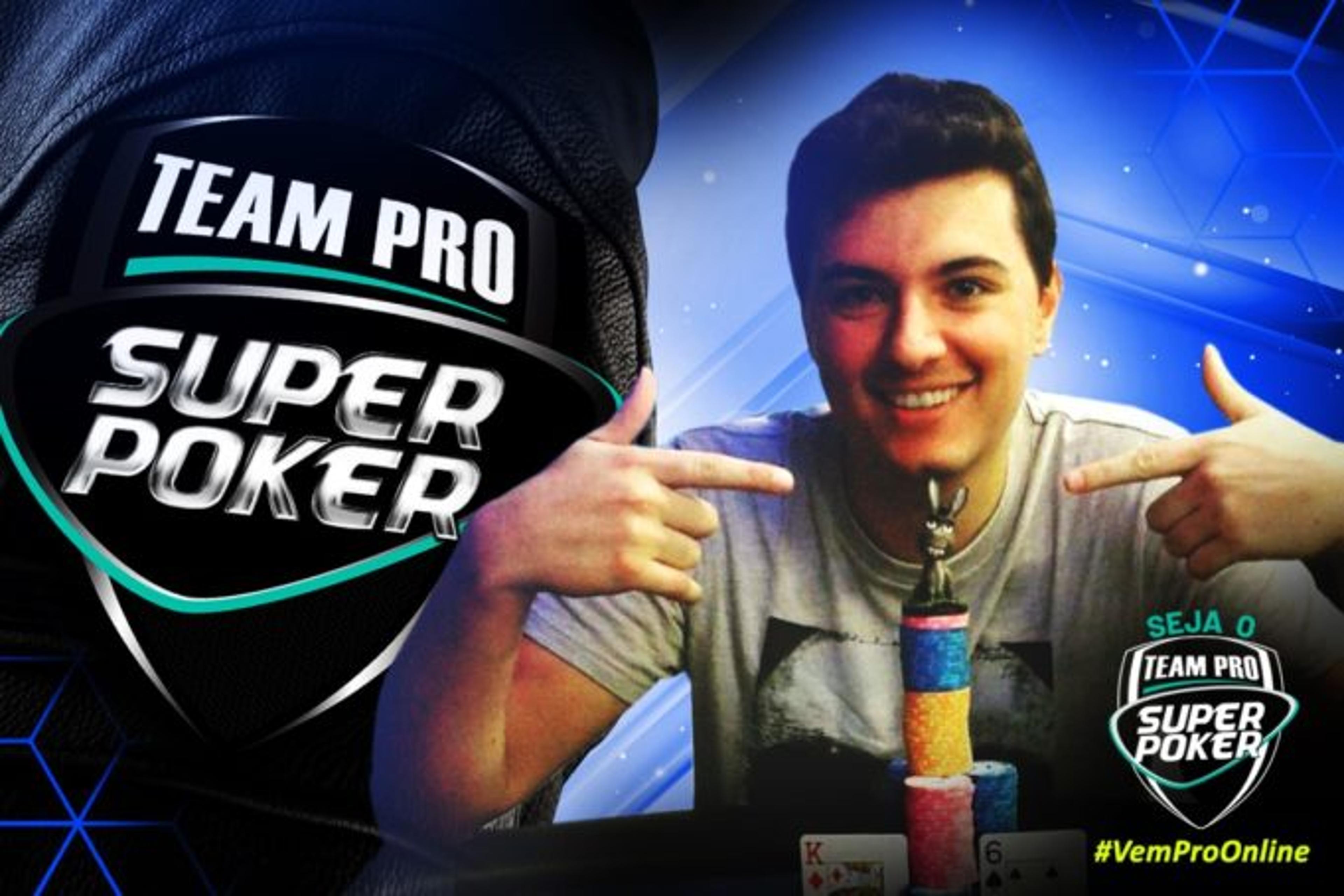 Rodrigo Monico leva título do torneio SuperPoker Team Pro no Bodog