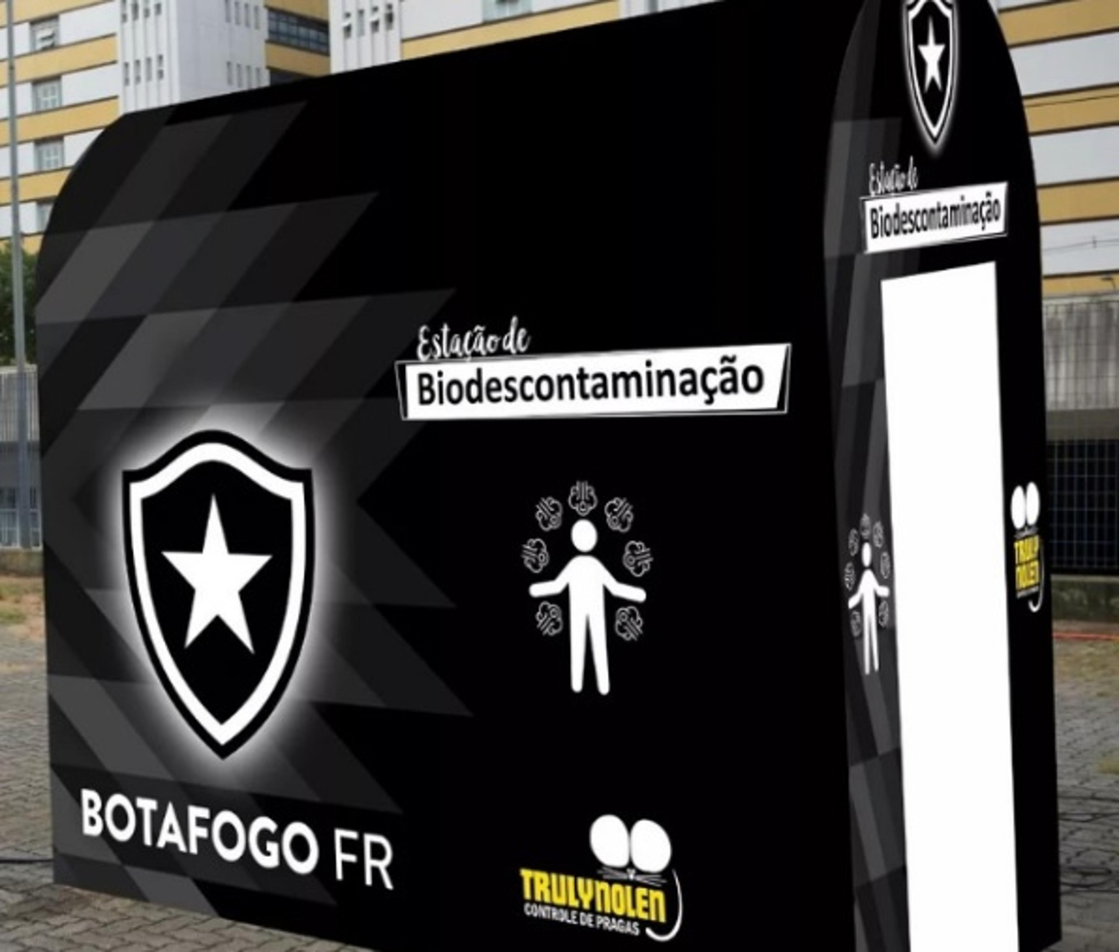 Botafogo terá tunel de bio-descontaminação contra COVID-19