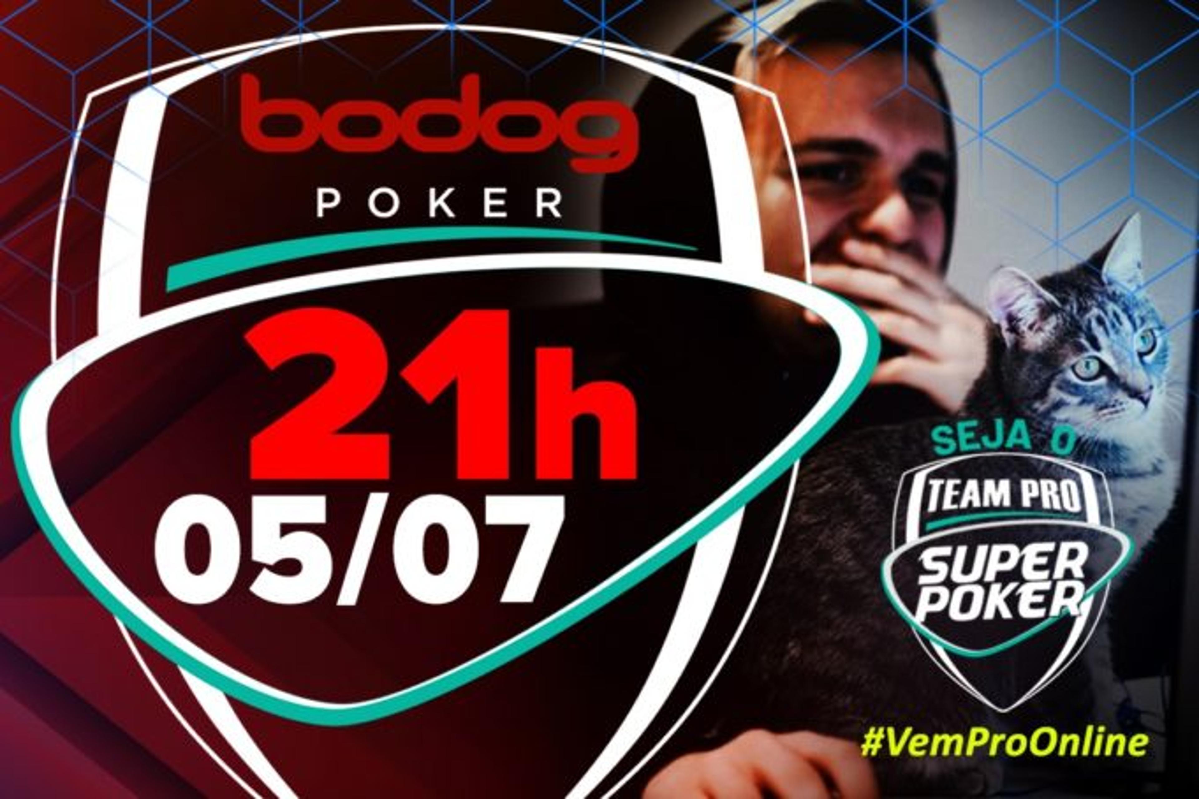 SuperPoker Team Pro: 2ª etapa de julho acontece domingo (5) no Bodog