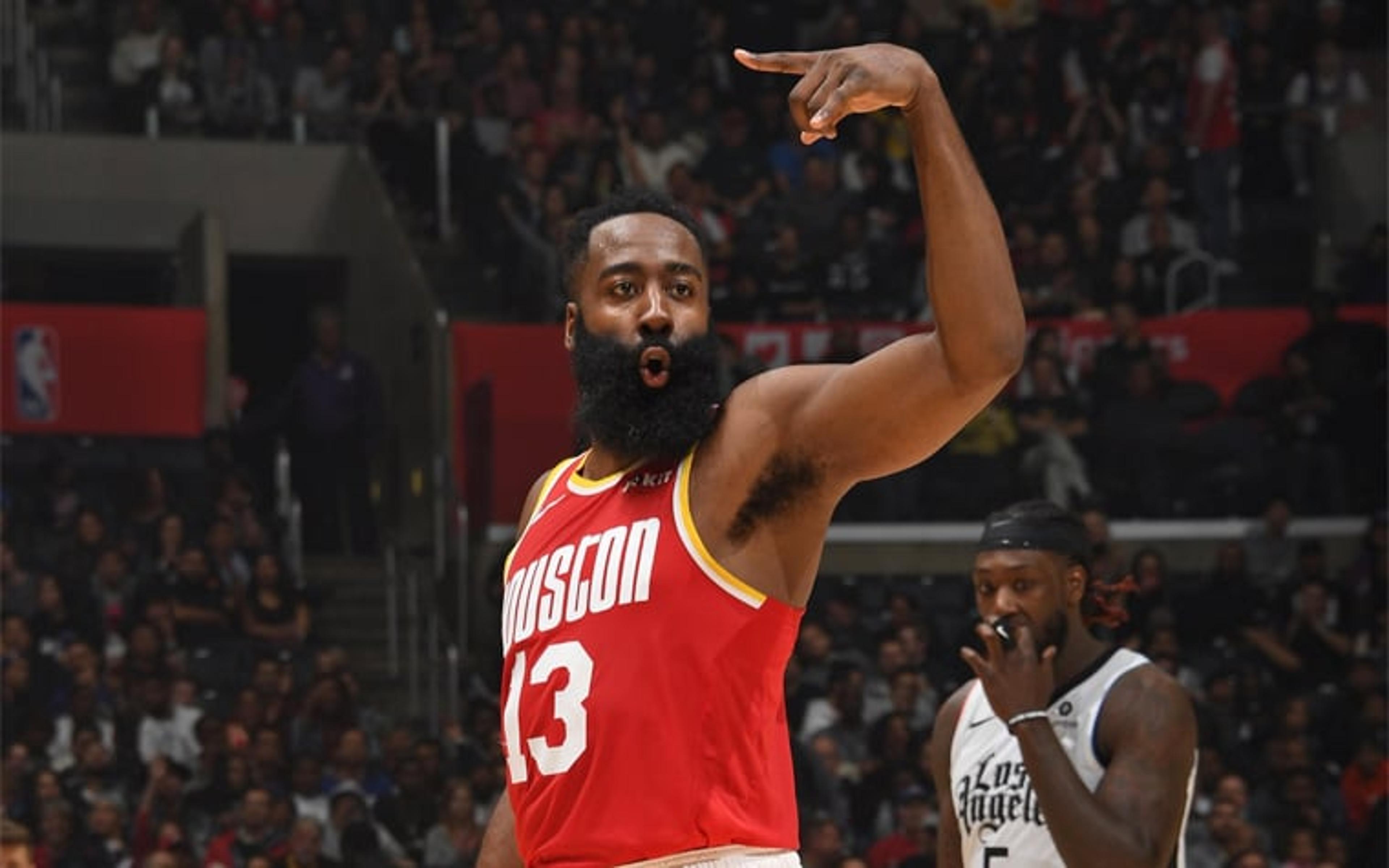 VÍDEO: Harden comanda vitória do Houston Rockets sobre os Lakers na NBA