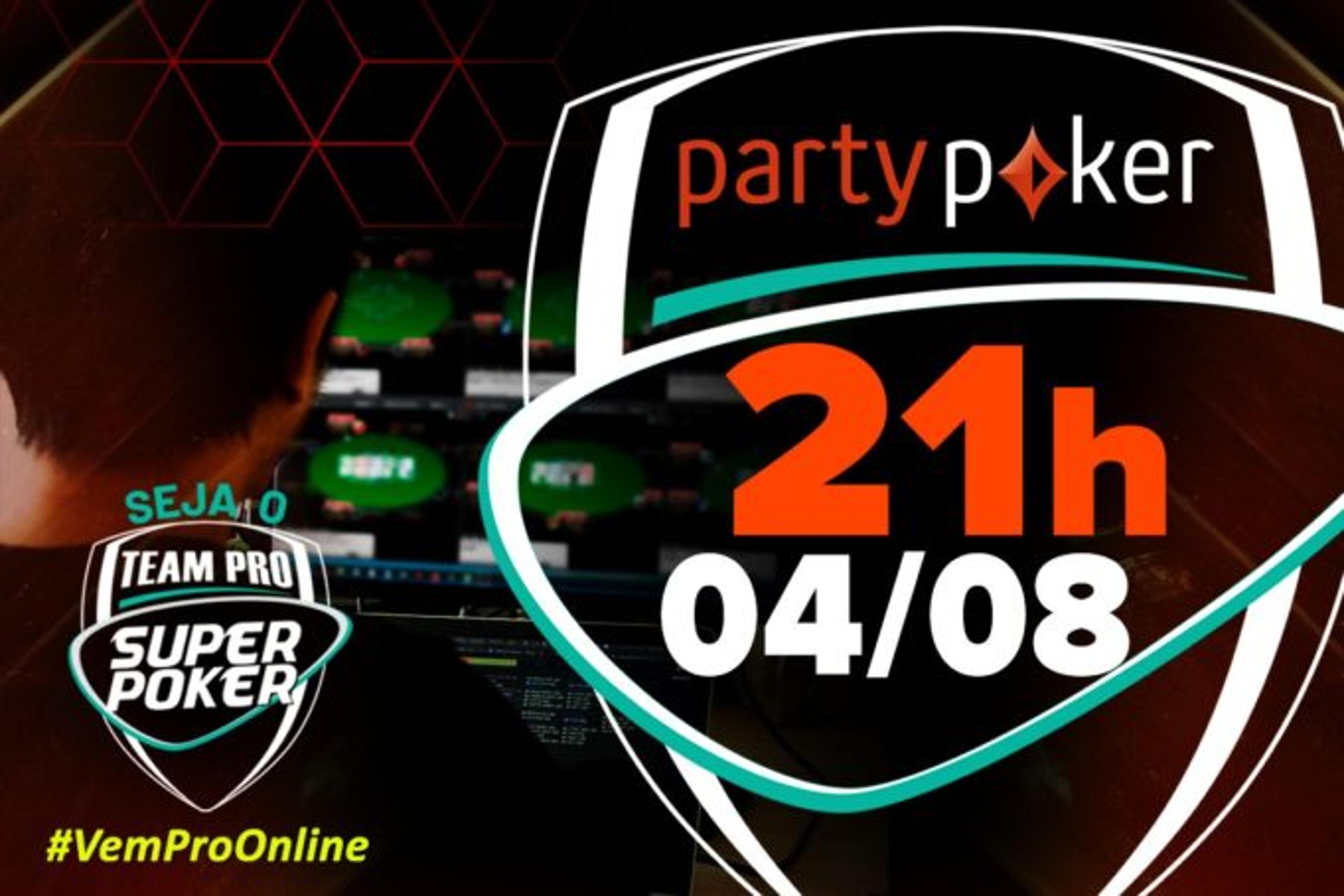 SuperPoker Team Pro: 3º torneio de agosto acontece nesta terça-feira (4)