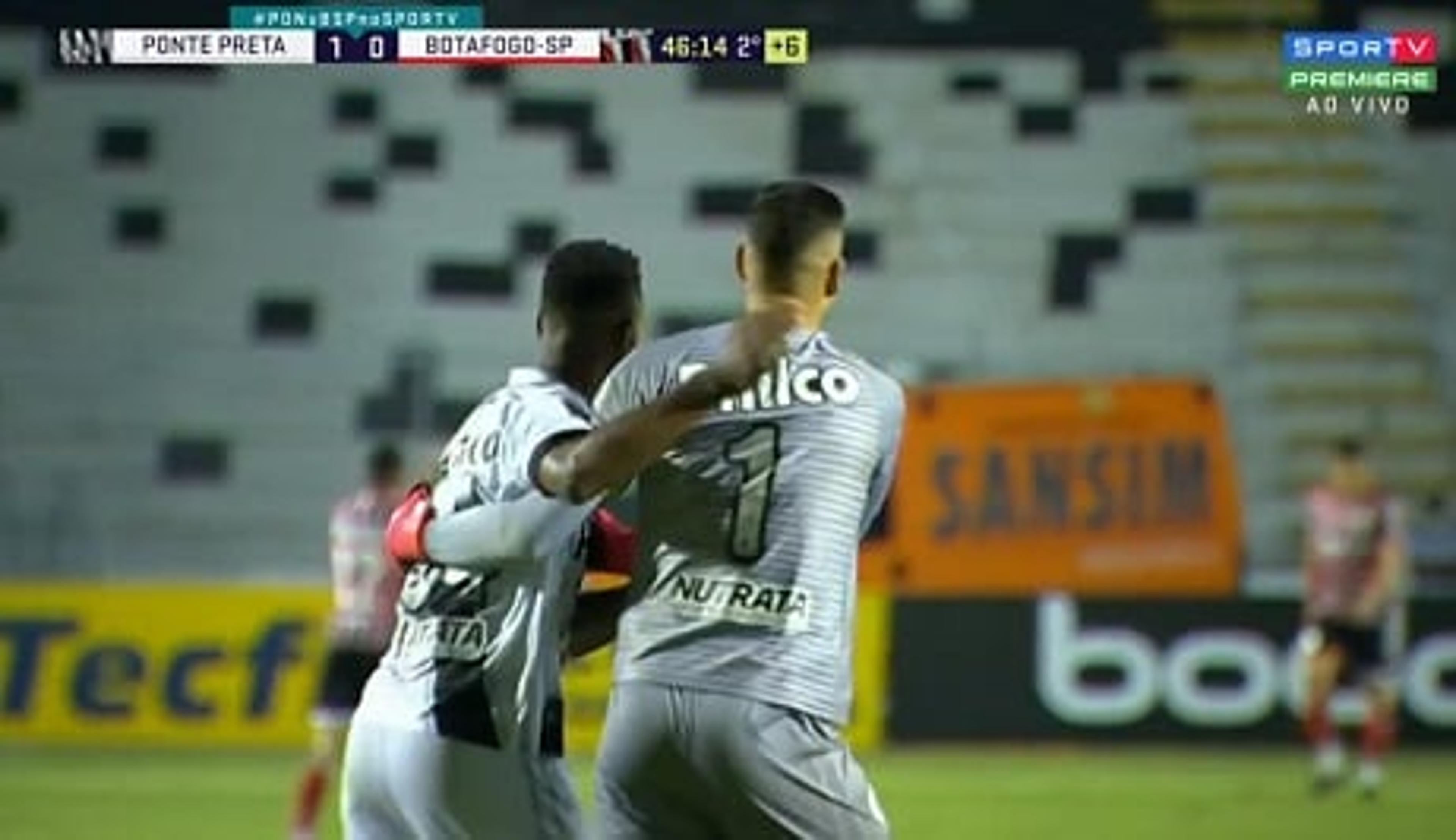 Com gol contra nos acréscimos, Ponte Preta vence Botafogo-SP e entra no G-4