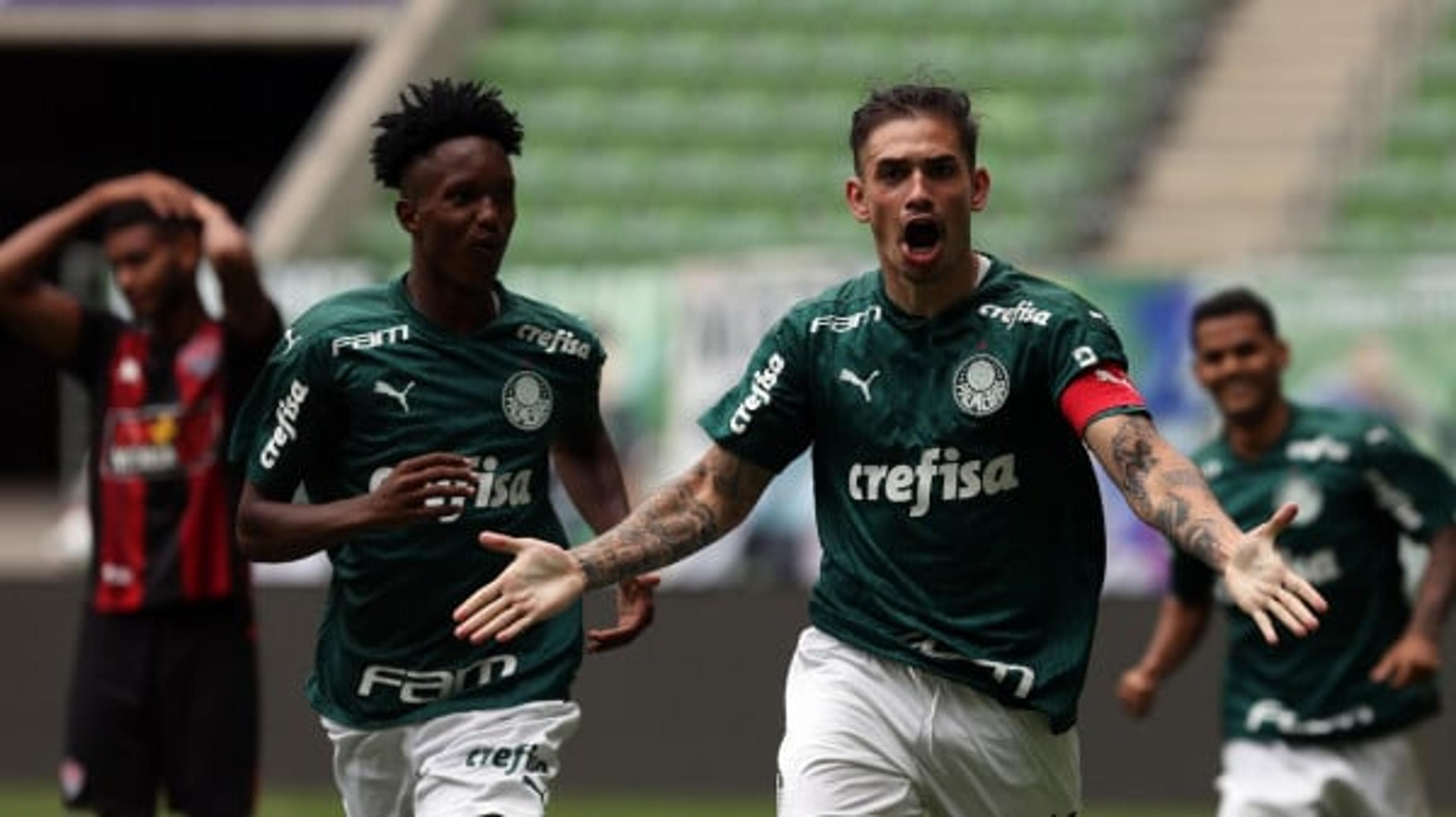 Palmeiras Sub-20 faz 2 a 0 no Vitória e briga pela liderança do Brasileirão