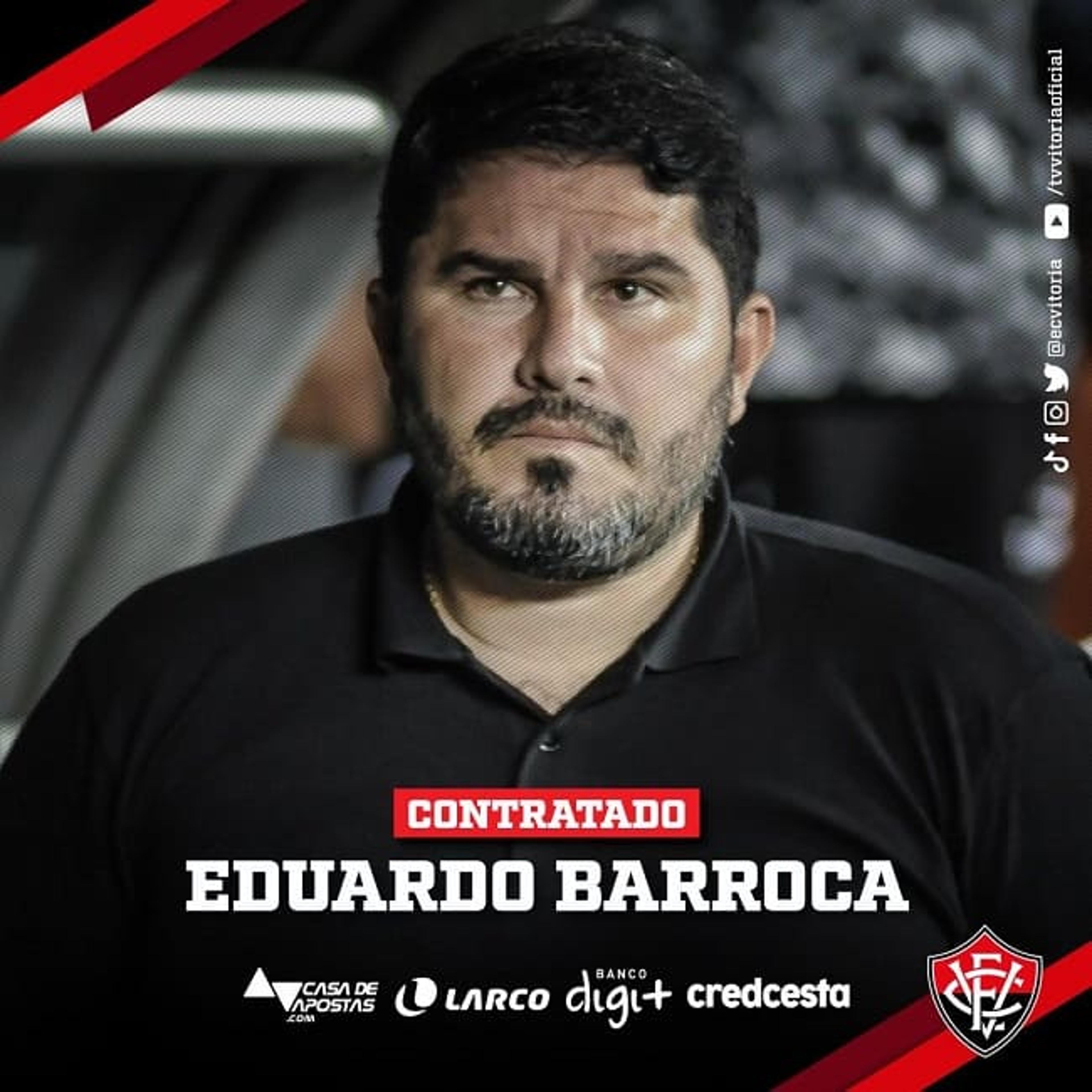 Eduardo Barroca é contratado como o novo técnico do Vitória