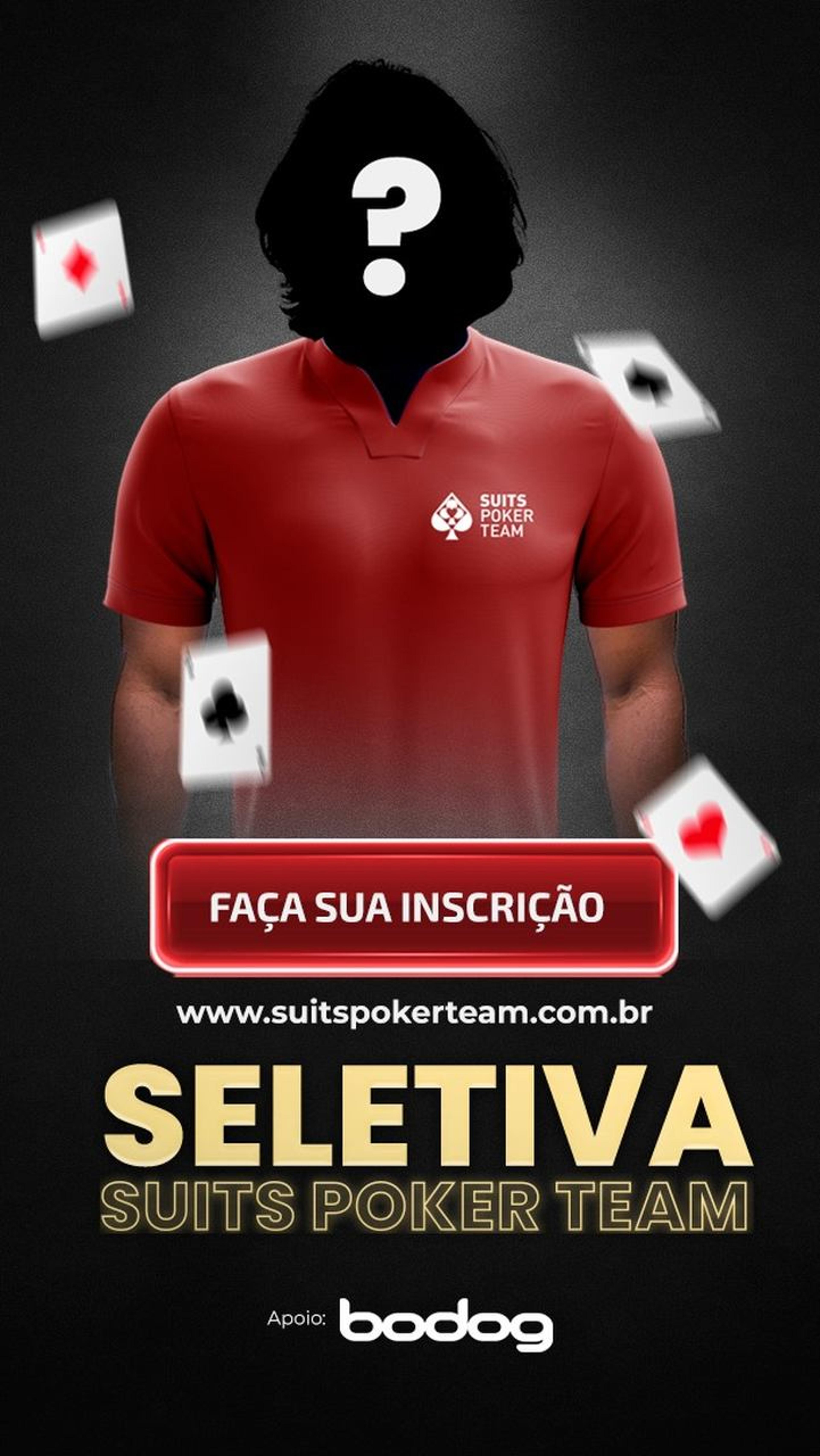 Em parceria com Bodog, Suits Poker Team anuncia seletiva de jogadores