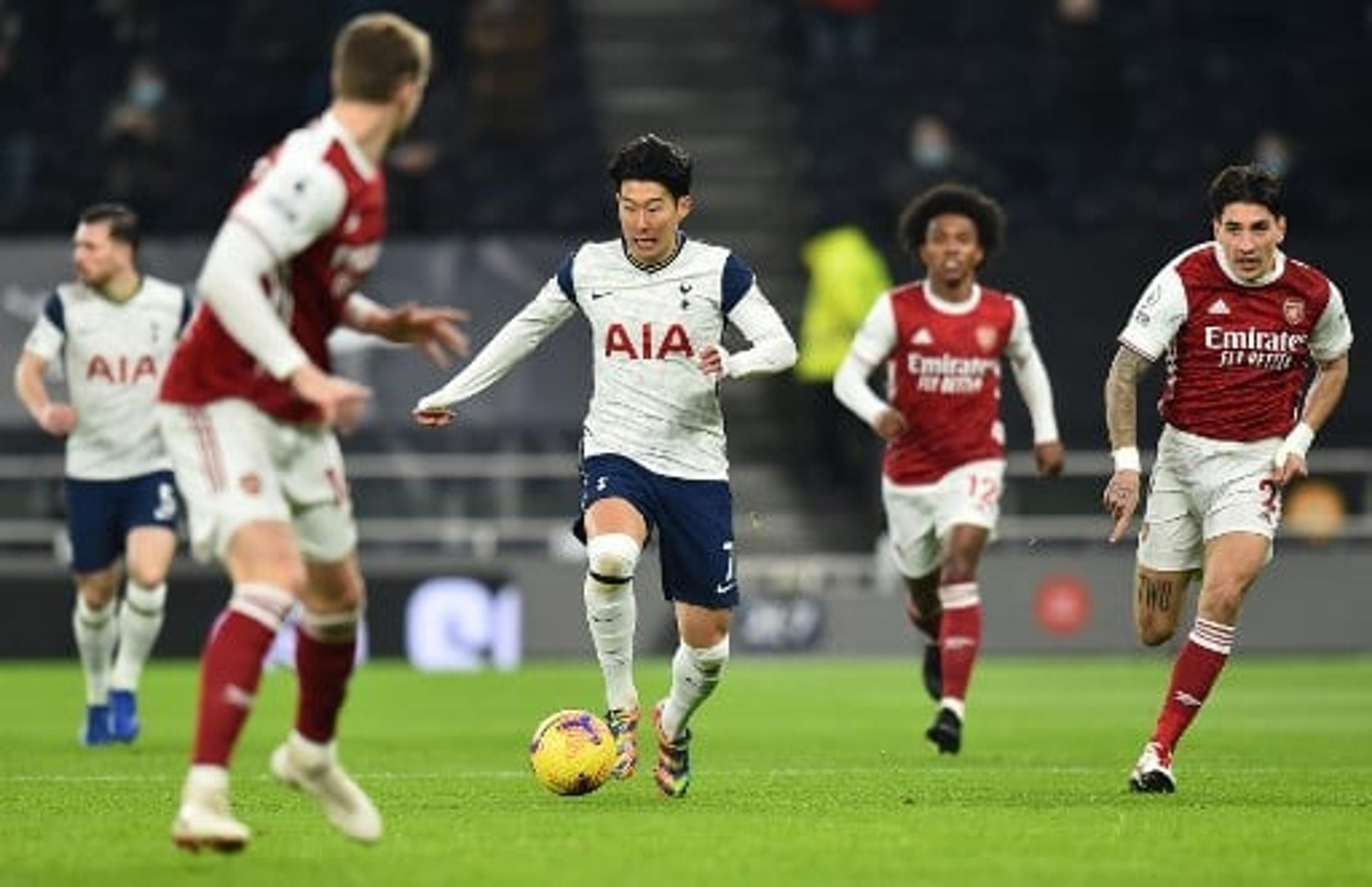 Arsenal x Tottenham: saiba onde assistir e as prováveis escalações