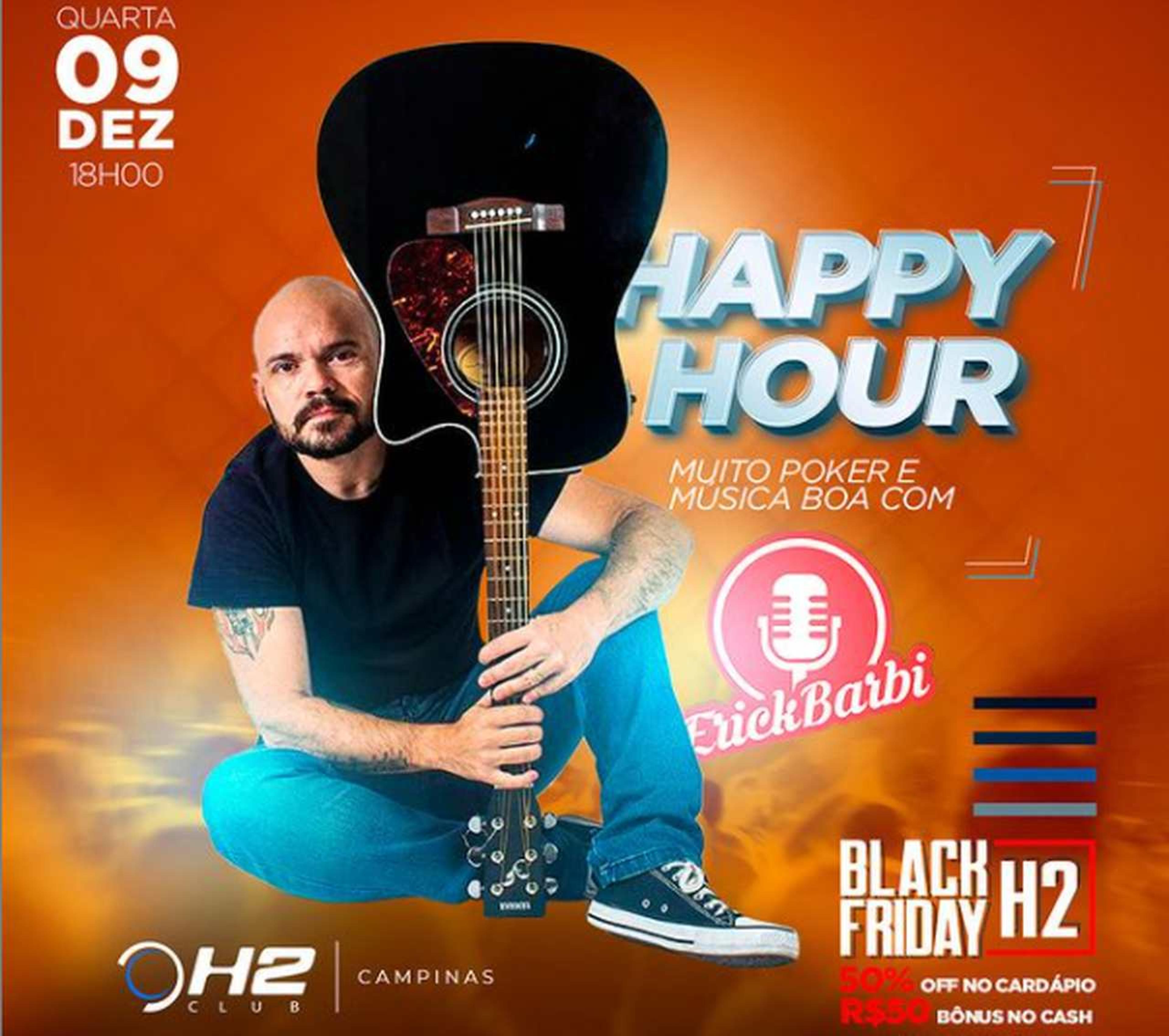 H2 Club Campinas tem mais uma noite de Happy Hour nesta quarta (9)