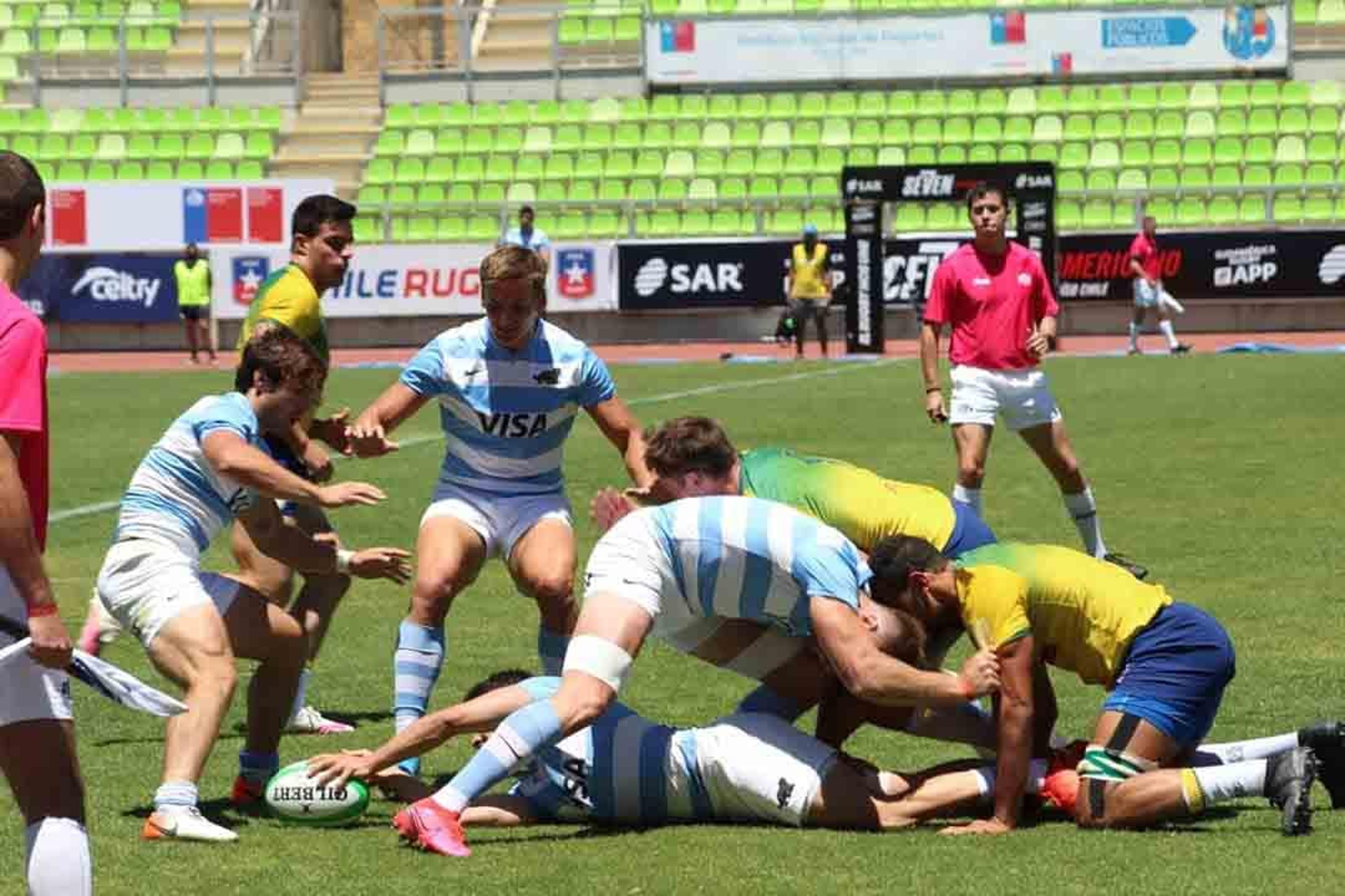 Tupis 7s fazem história com vitória contra os Pumas 7s na primeira fase do Sul-Americano de Sevens