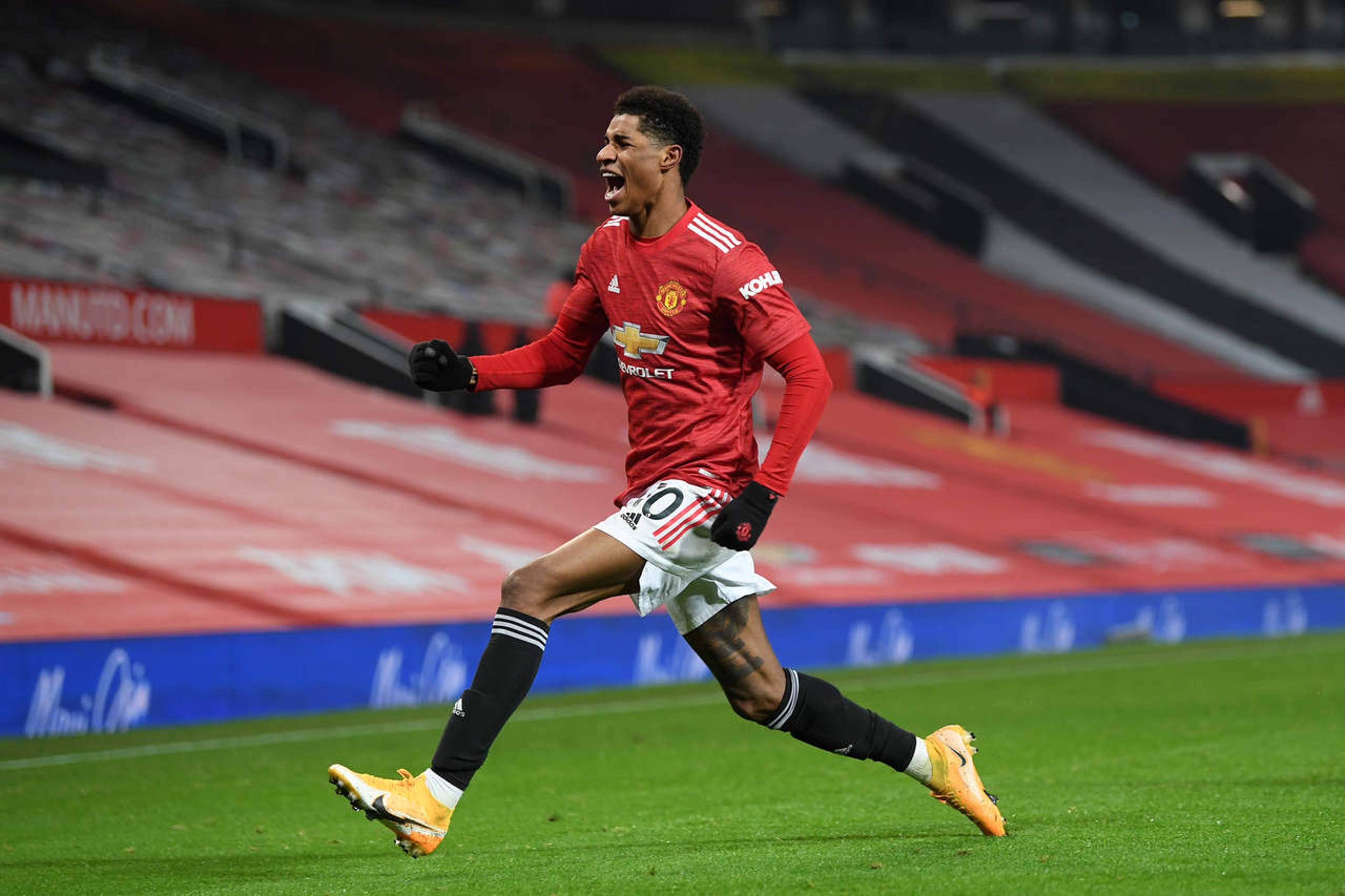 Time inglês entra na briga com o Barcelona para ter Marcus Rashford, do Manchester United