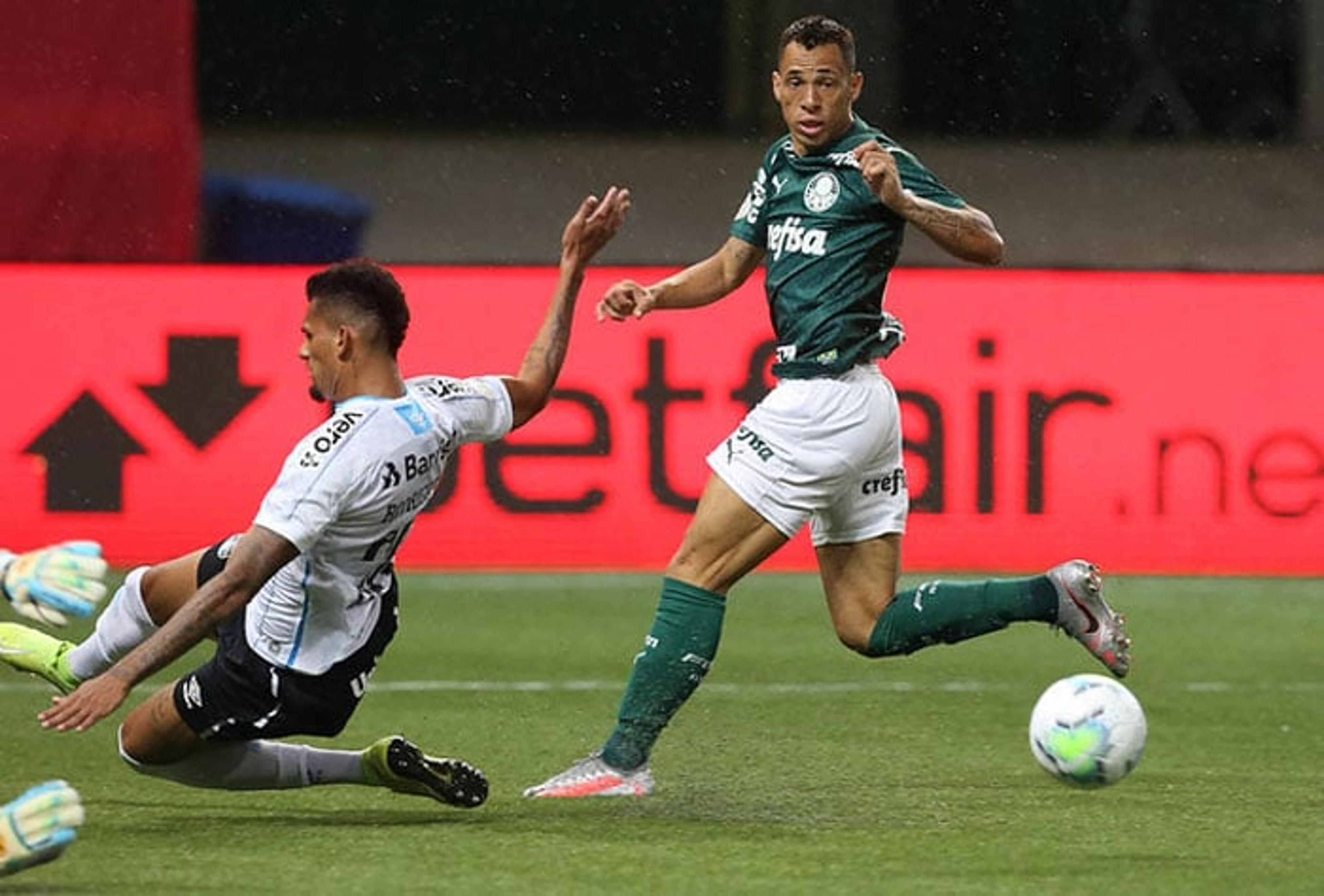 Assista aos gols do empate entre Palmeiras e Grêmio pelo Brasileirão