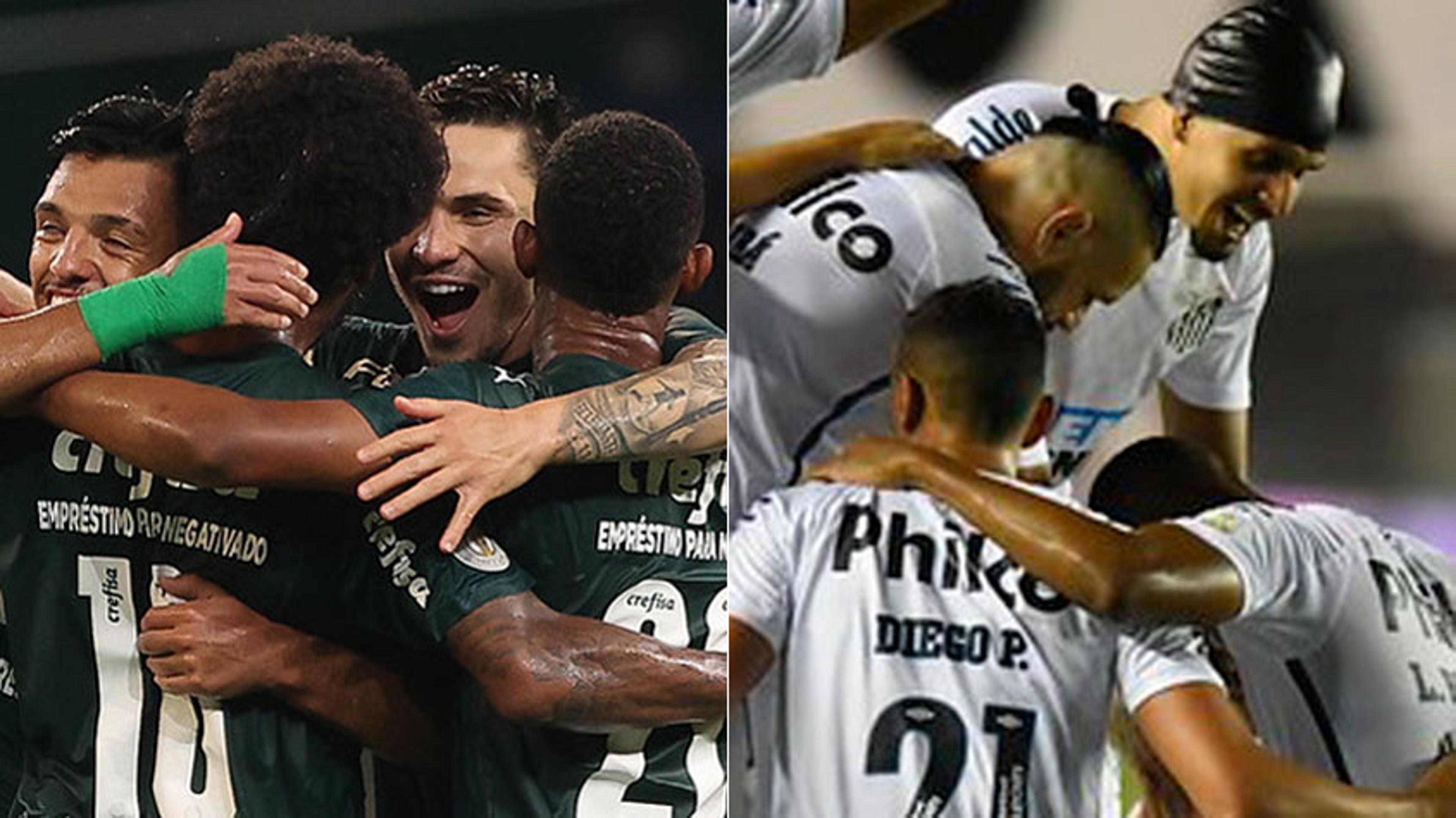 Duelos LANCE! Quem tem o melhor time na decisão: Palmeiras ou Santos? Escolha e vote!