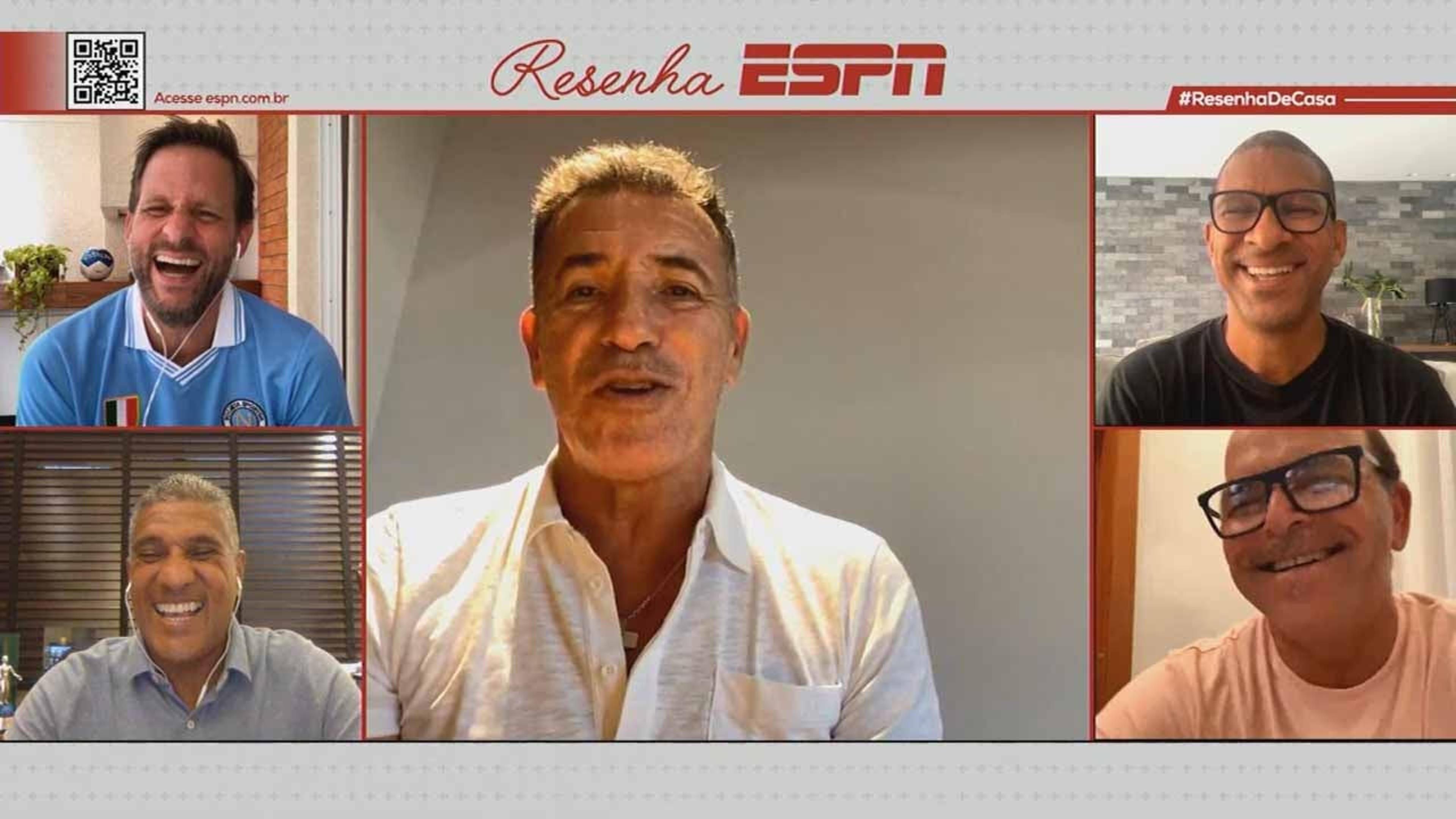 No Resenha ESPN, Careca e Alemão relembram histórias do Napoli liderado por Maradona