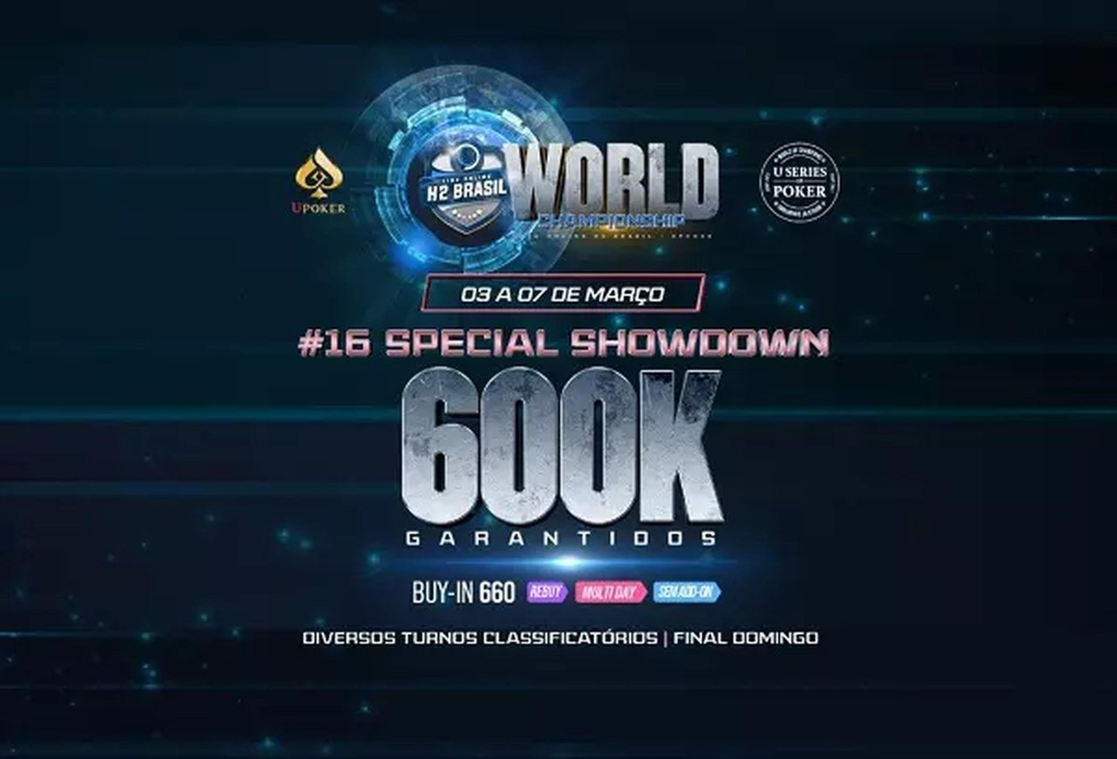 Liga Online H2: evento de R$ 600 mil garantidos do World Championship