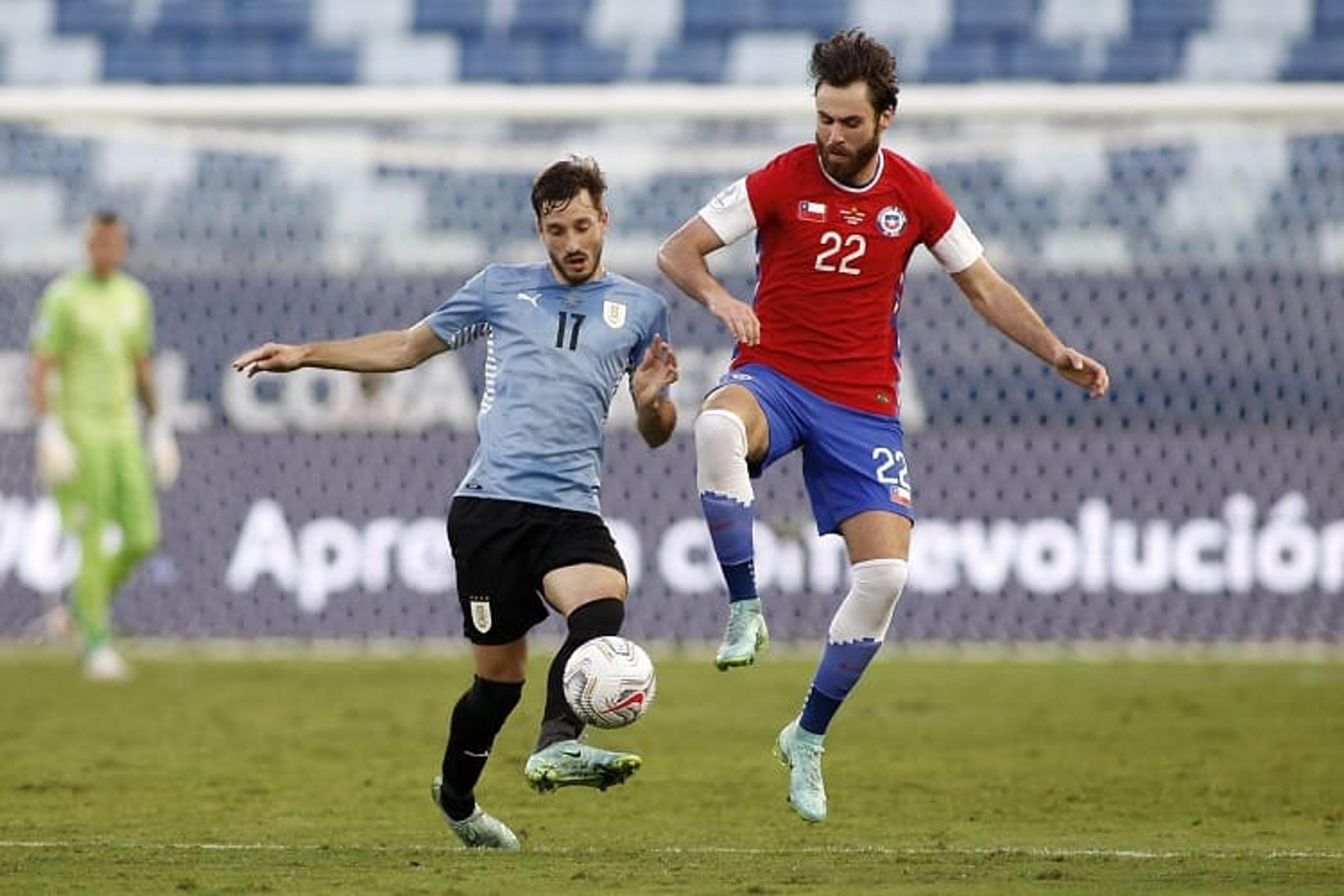 Com clima tenso, Uruguai e Chile empatam pela 3ª Rodada da Copa América