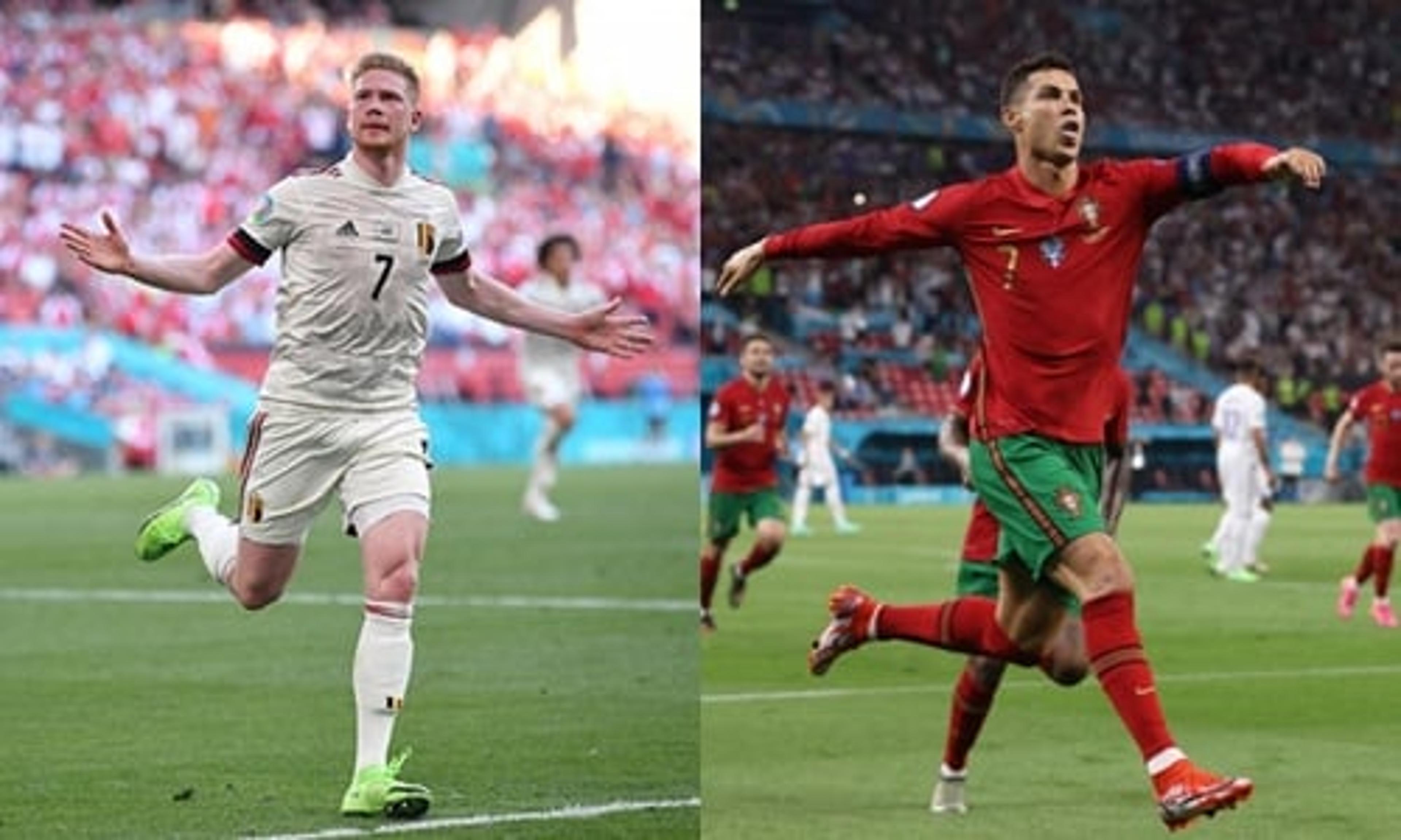 Bélgica e Portugal se enfrentam em duelo de postulantes ao título da Euro